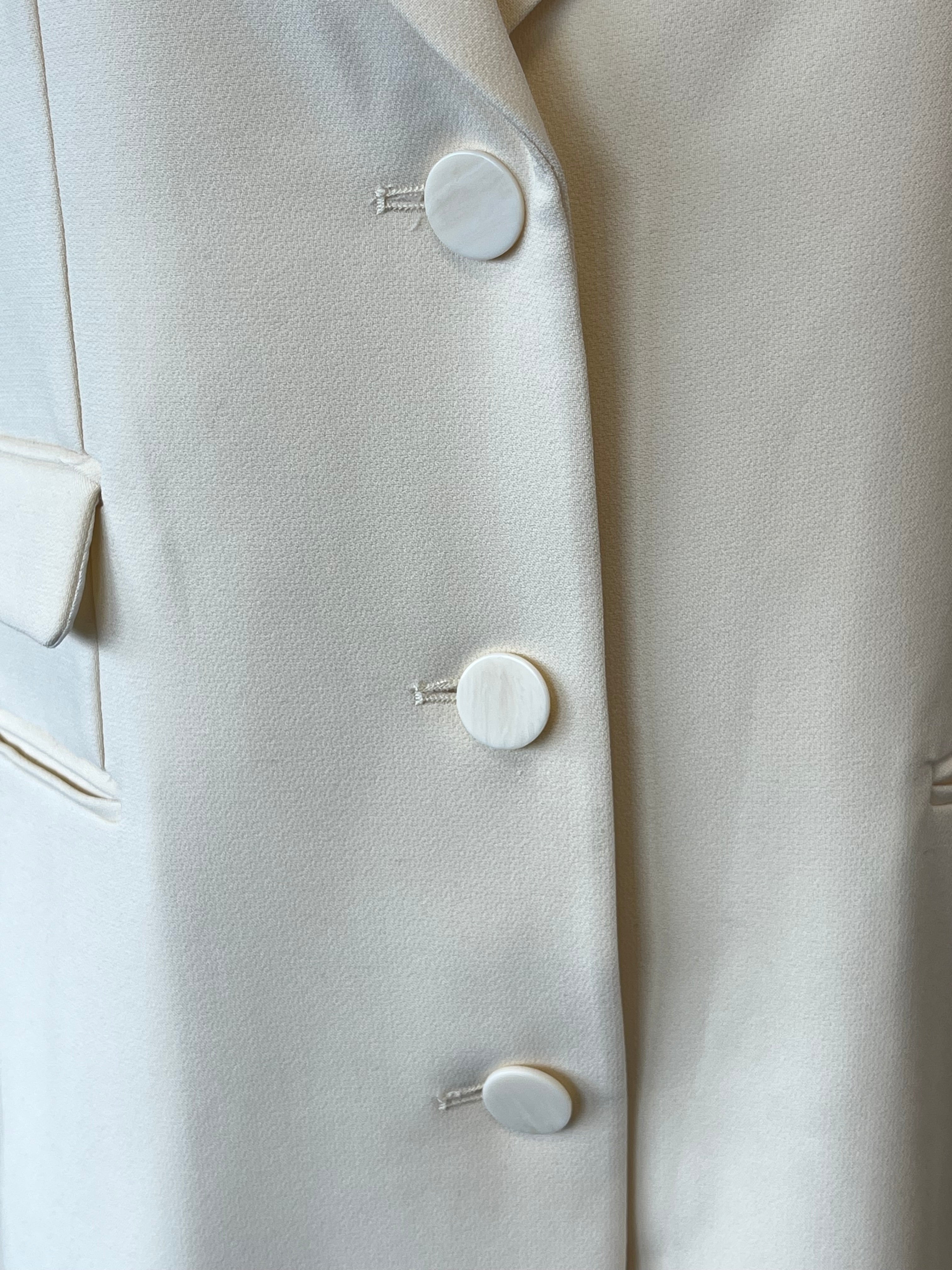 By Malene Birger Carlita Blazer Mantel Off-White Gr. 38 Neu mit Etikett