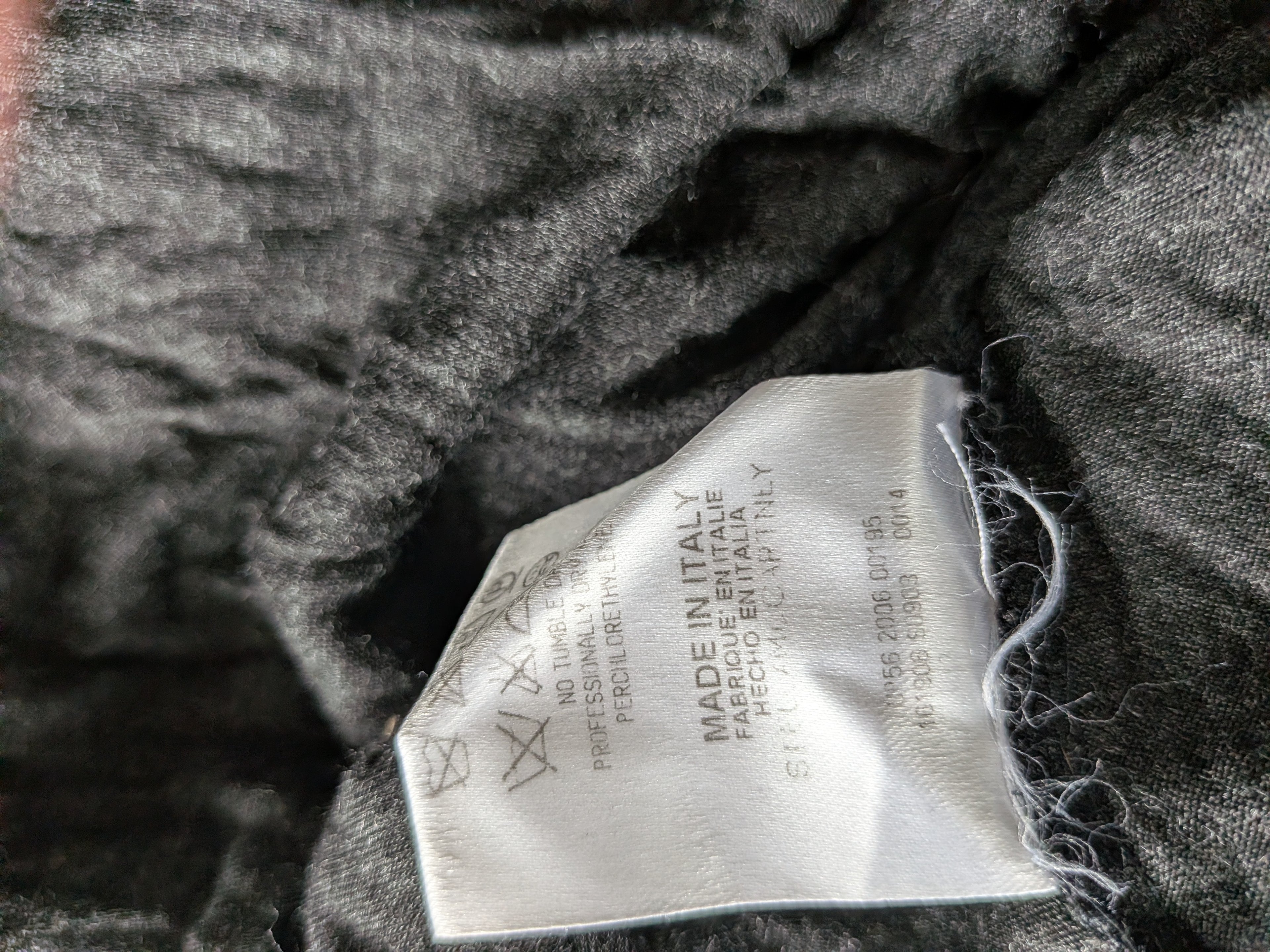 Stella McCartney Wickelkleid – Anthrazit/Schwarz, IT 42 (EU 38), Sehr gut