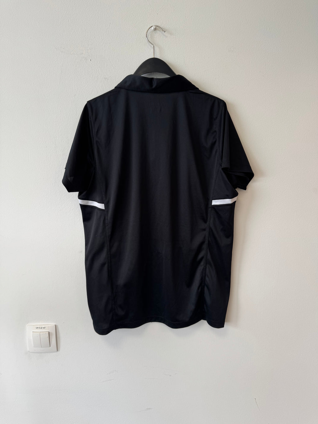 Nike Dri-FIT Golf Polo XL Schwarz/Weiß – Guter Zustand