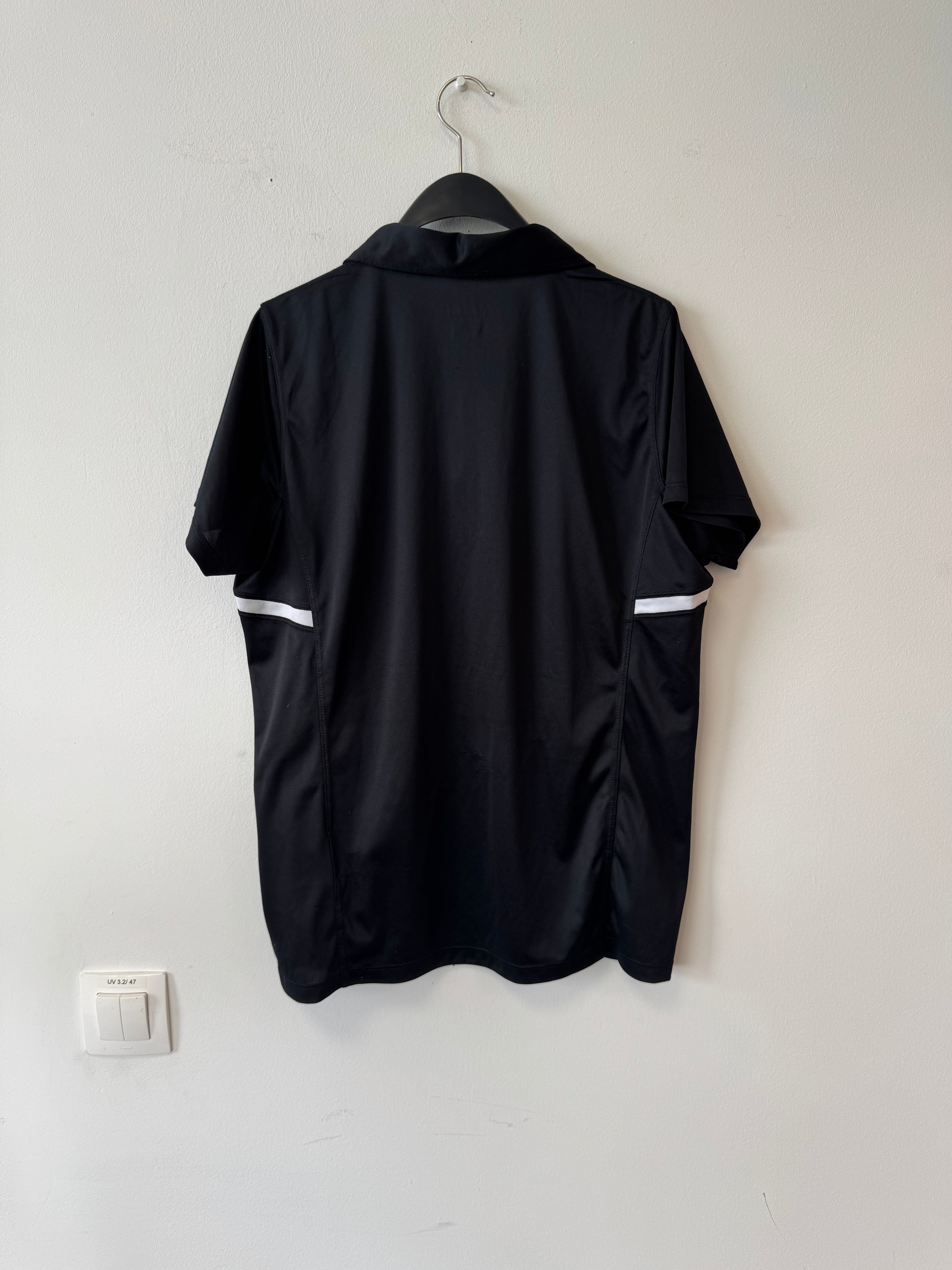 Nike Dri-FIT Golf Polo XL Schwarz/Weiß – Guter Zustand