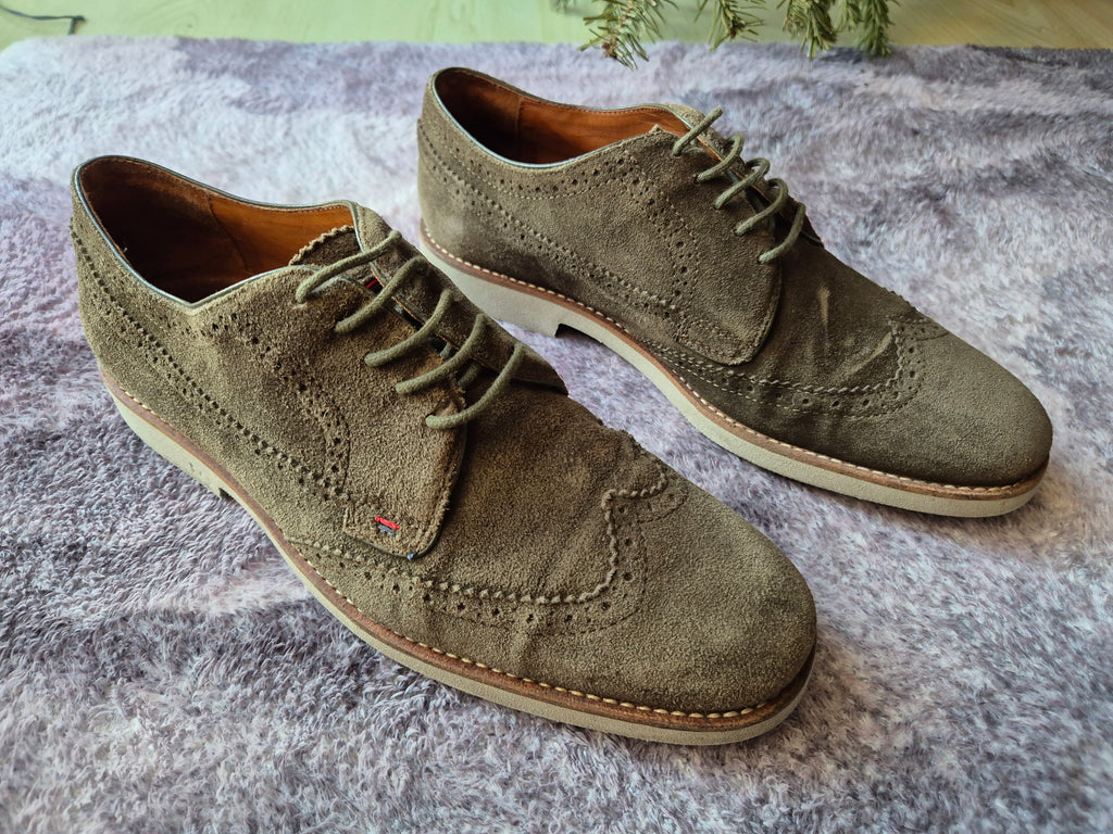 Tommy Hilfiger Suede Derby Shoes | EU 43 Brown | Good Condition