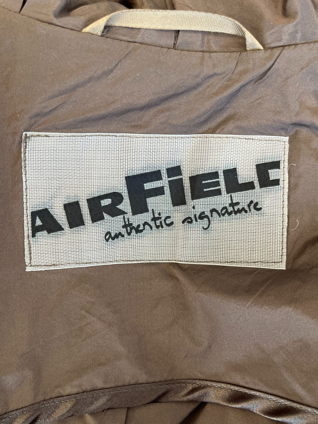Airfield Damen Sweat-Blazer, Braun/Taupe, Gr. 44, guter Zustand