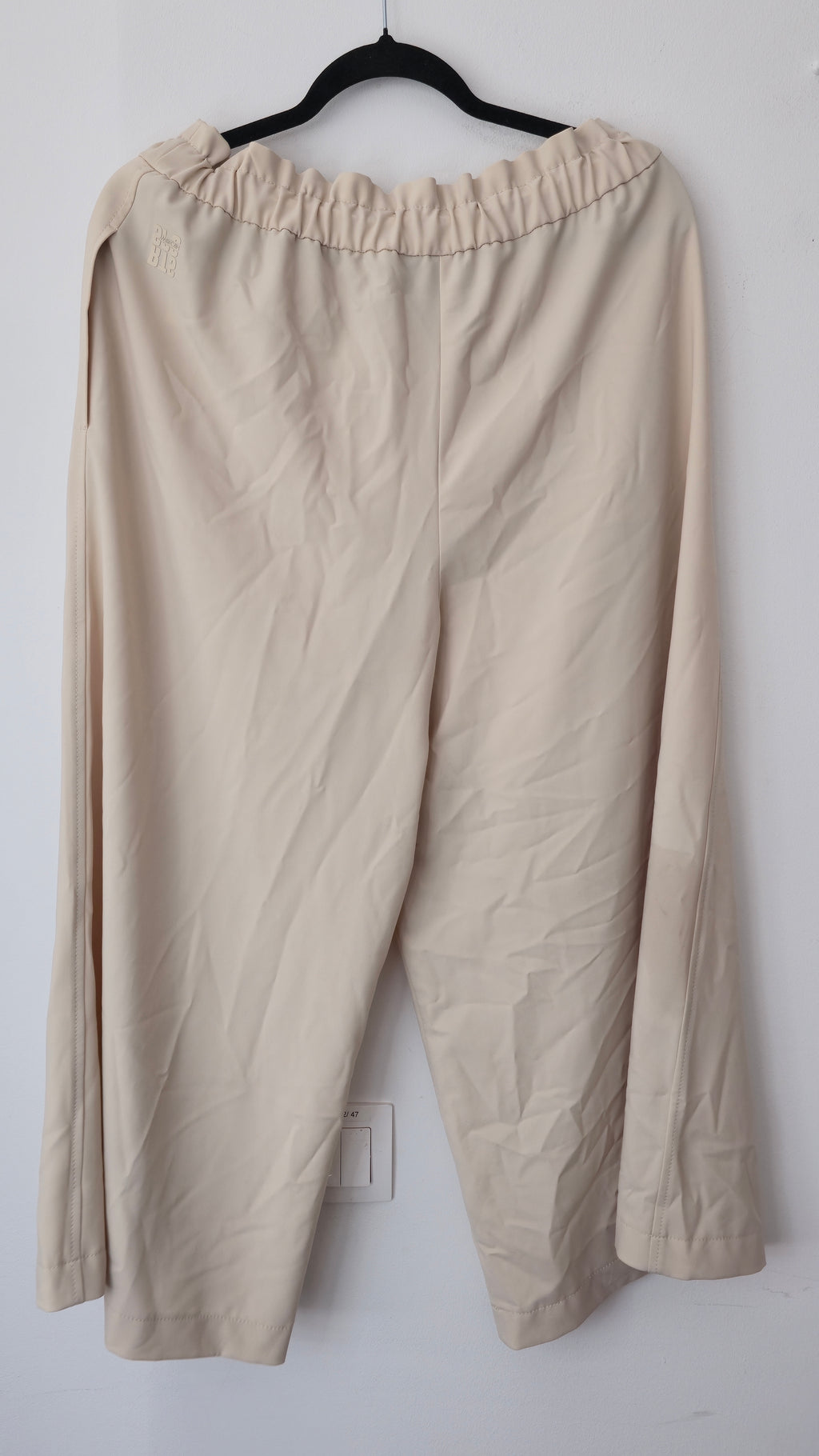 Marc Cain Willmar Hose Weit N 6 / EU 40 High Waist Offwhite Sehr Gut
