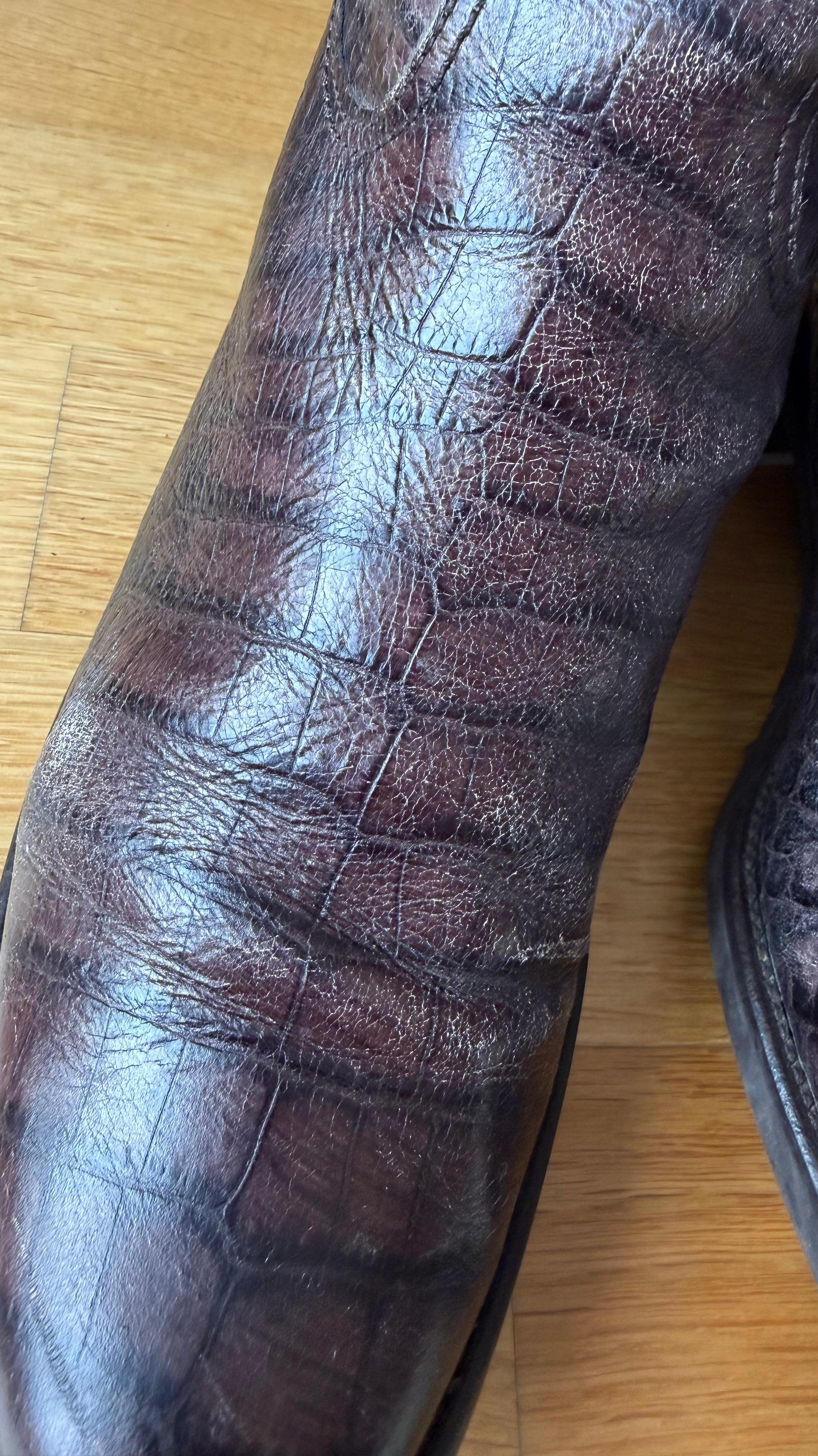 Gabor Kroko Baffin Lederstiefel | EU 38.5 / UK 5.5 | Fango | Gut
