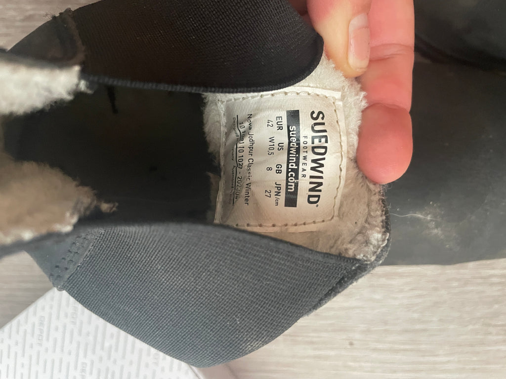Suedwind Jodhpur Classic Winter Chelsea Boots EU 42 Black Lined Good Condition