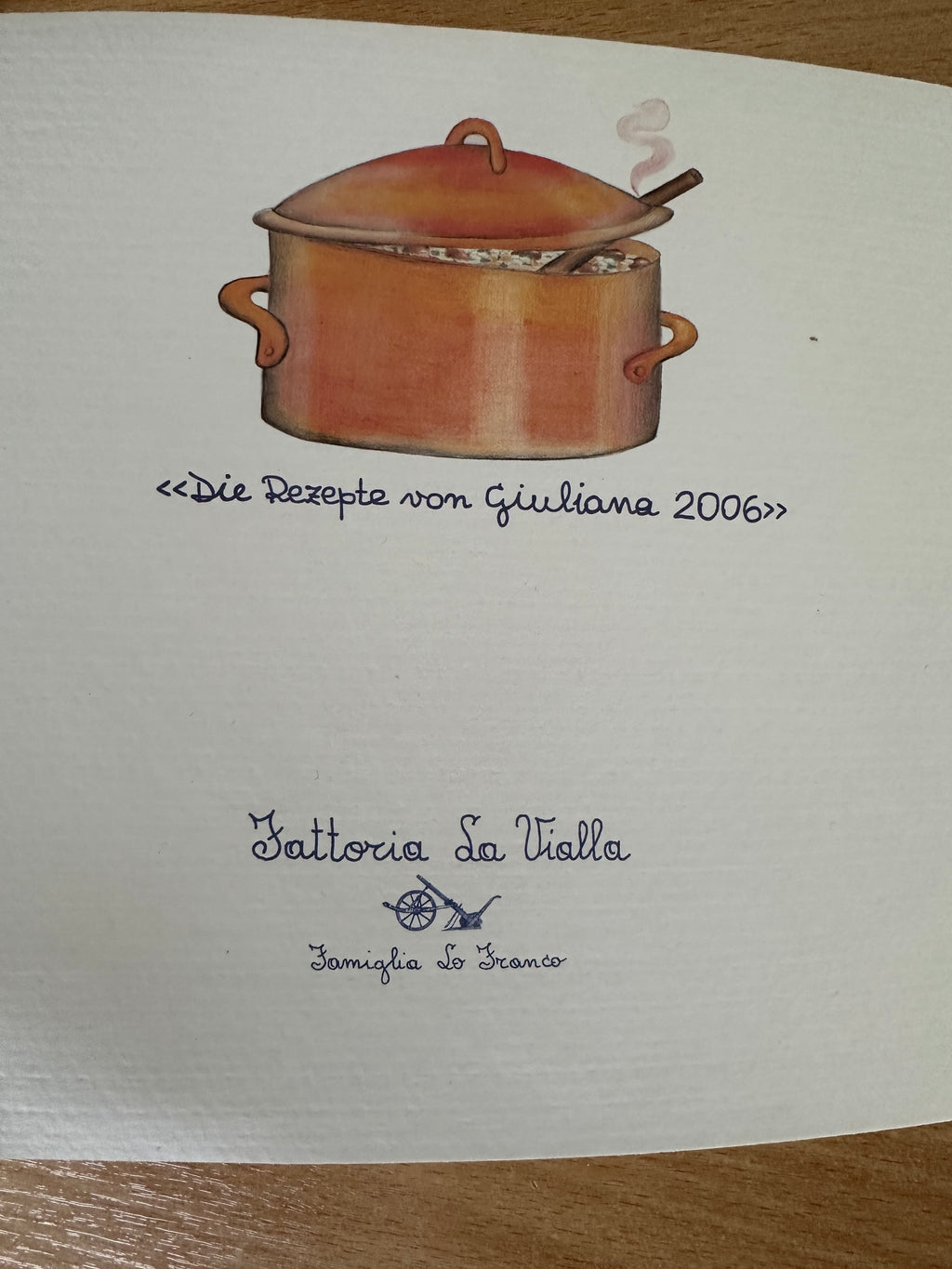 Le Ricette di Giuliana – Original Fattoria La Vialla Toskanisches Kochbuch, gut