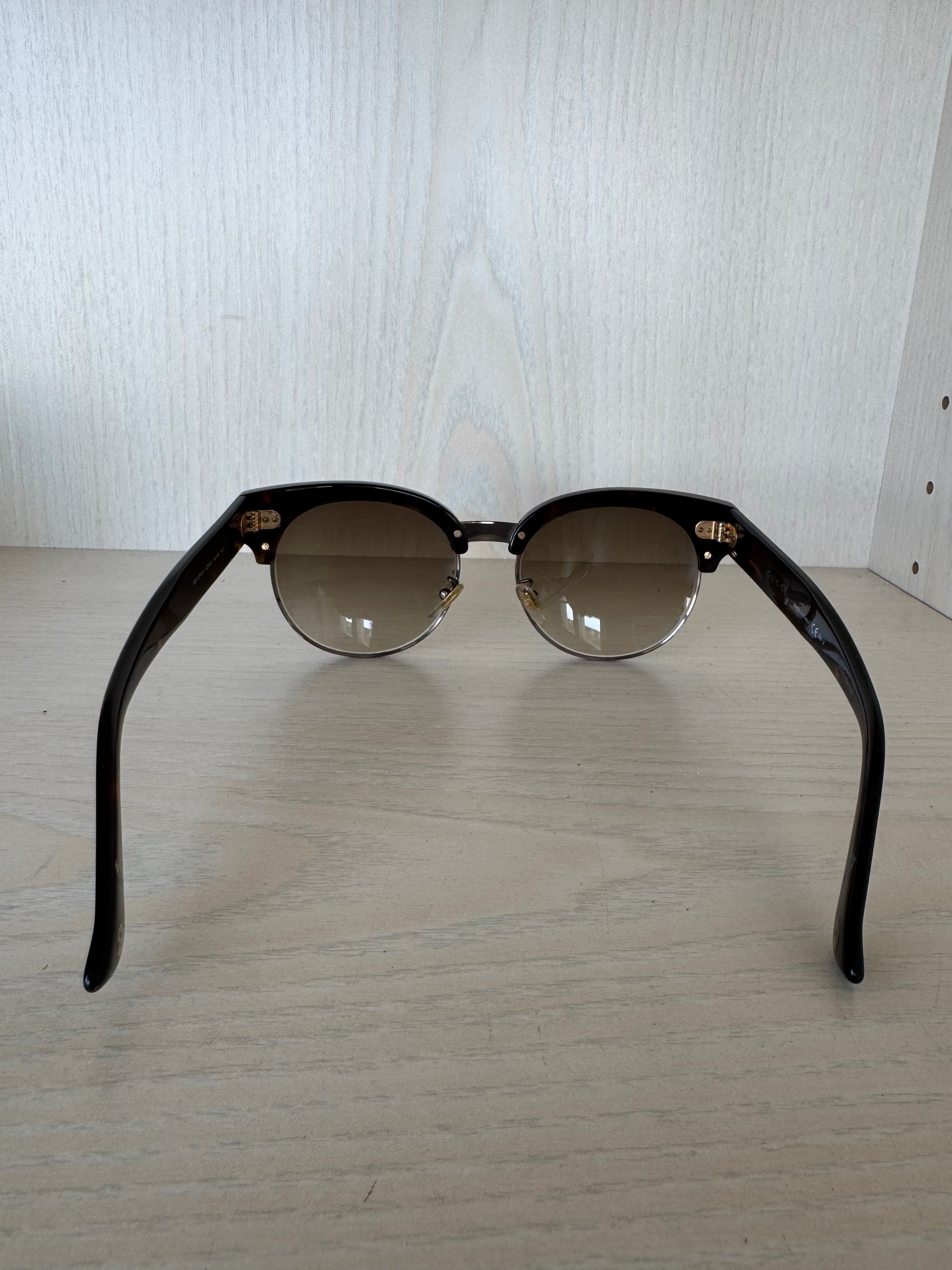 Gucci GG 2887/S Sonnenbrille Schwarz Standard – Guter Zustand mit Etui