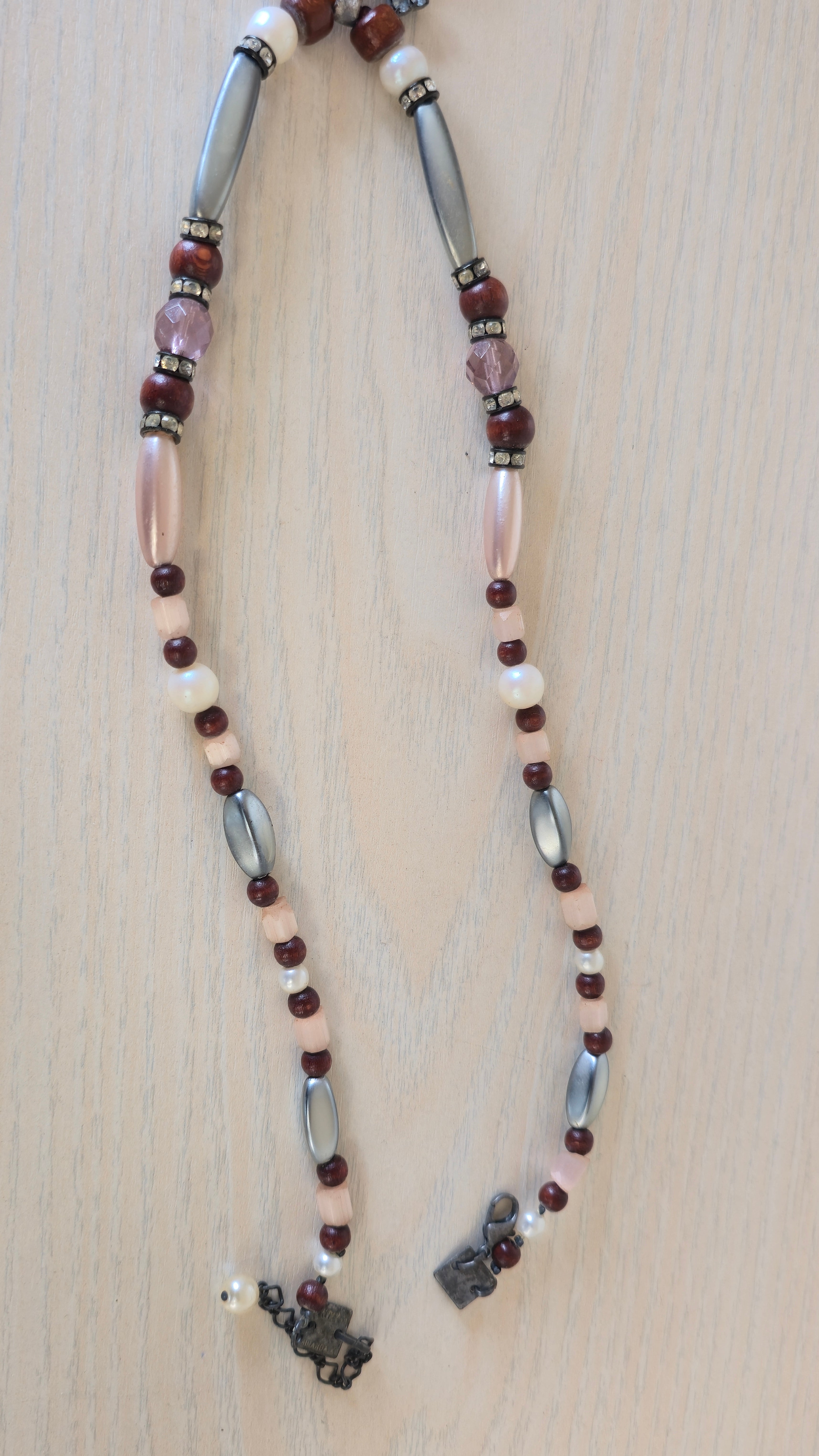 Konplott Vintage Beaded Sunburst Anhänger Halskette, Mehrfarbig, Gebraucht