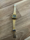 Casio A168WG-9VT Gold Digitaluhr 33,5x35,5mm defekt Display beschädigt