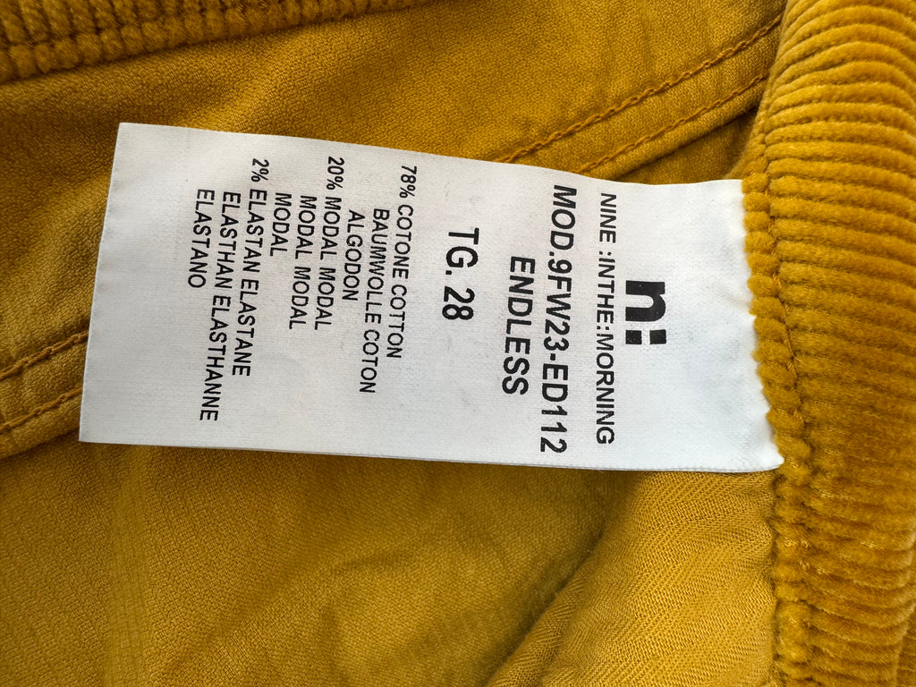 Nine in the Morning Cordhose Gold W28, guter Zustand