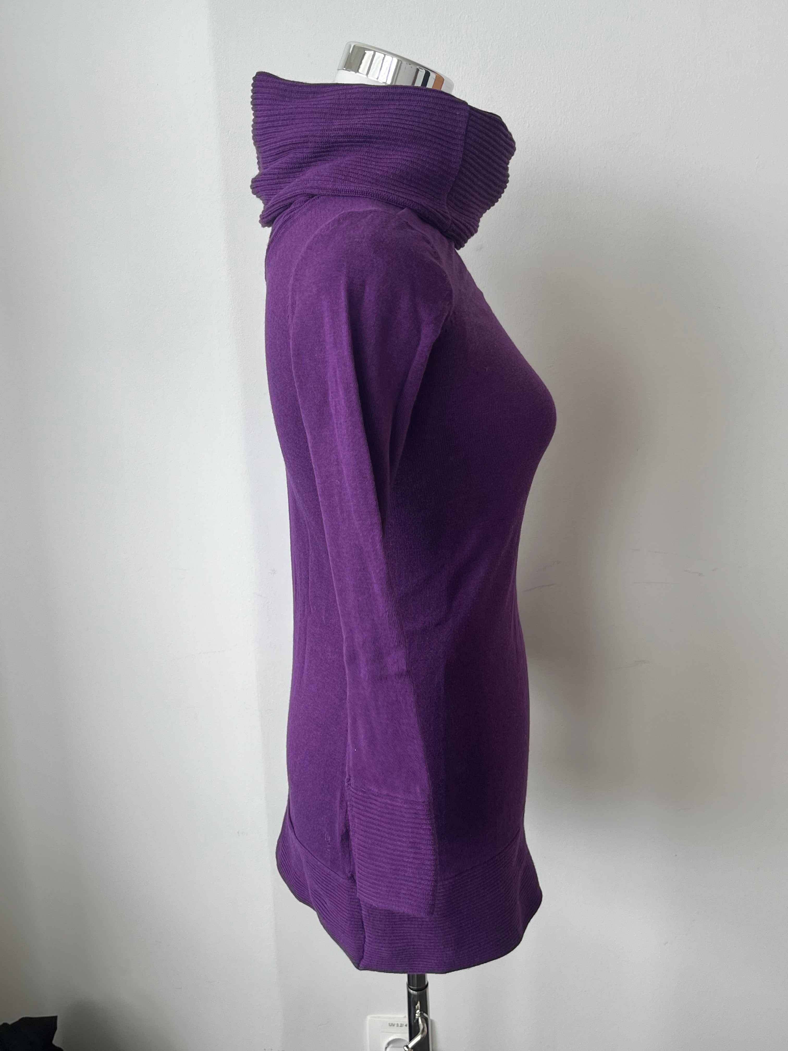 Esprit Sweaterkleid – Lila, XS, Wollmischung, Sehr guter Zustand