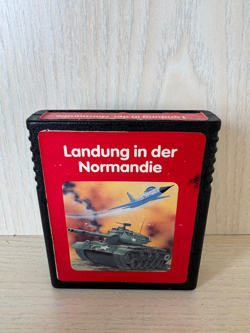 Atari 2600 Landung in der Normandie PAL – Bootleg Cartridge Schwarz/Rot, Gut