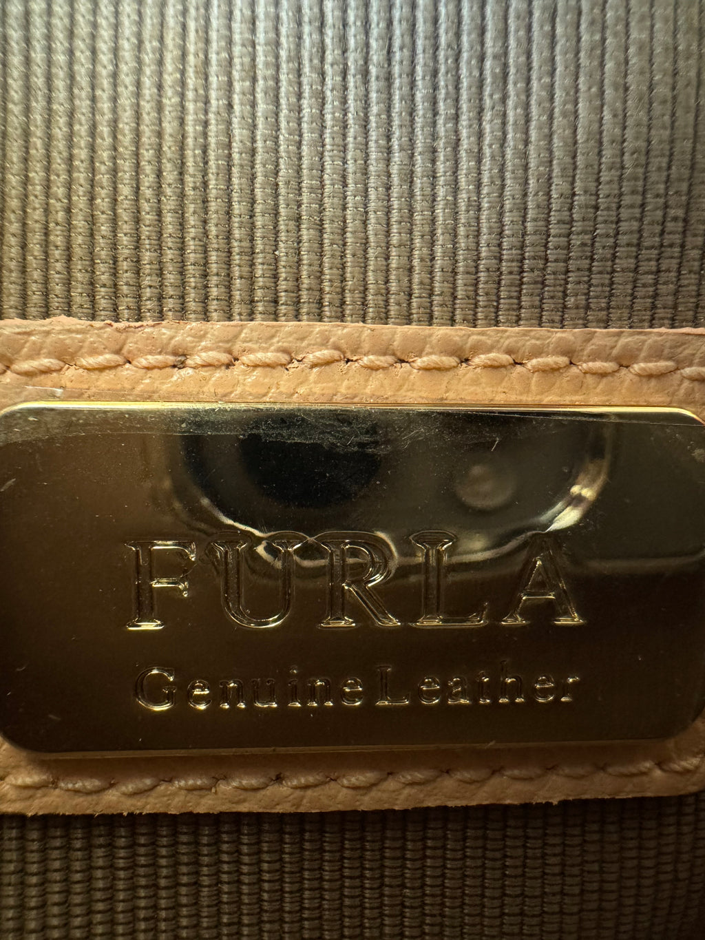 Furla Metropolis Mini Crossbody Bag – Leather, Blush Pink, Good Condition