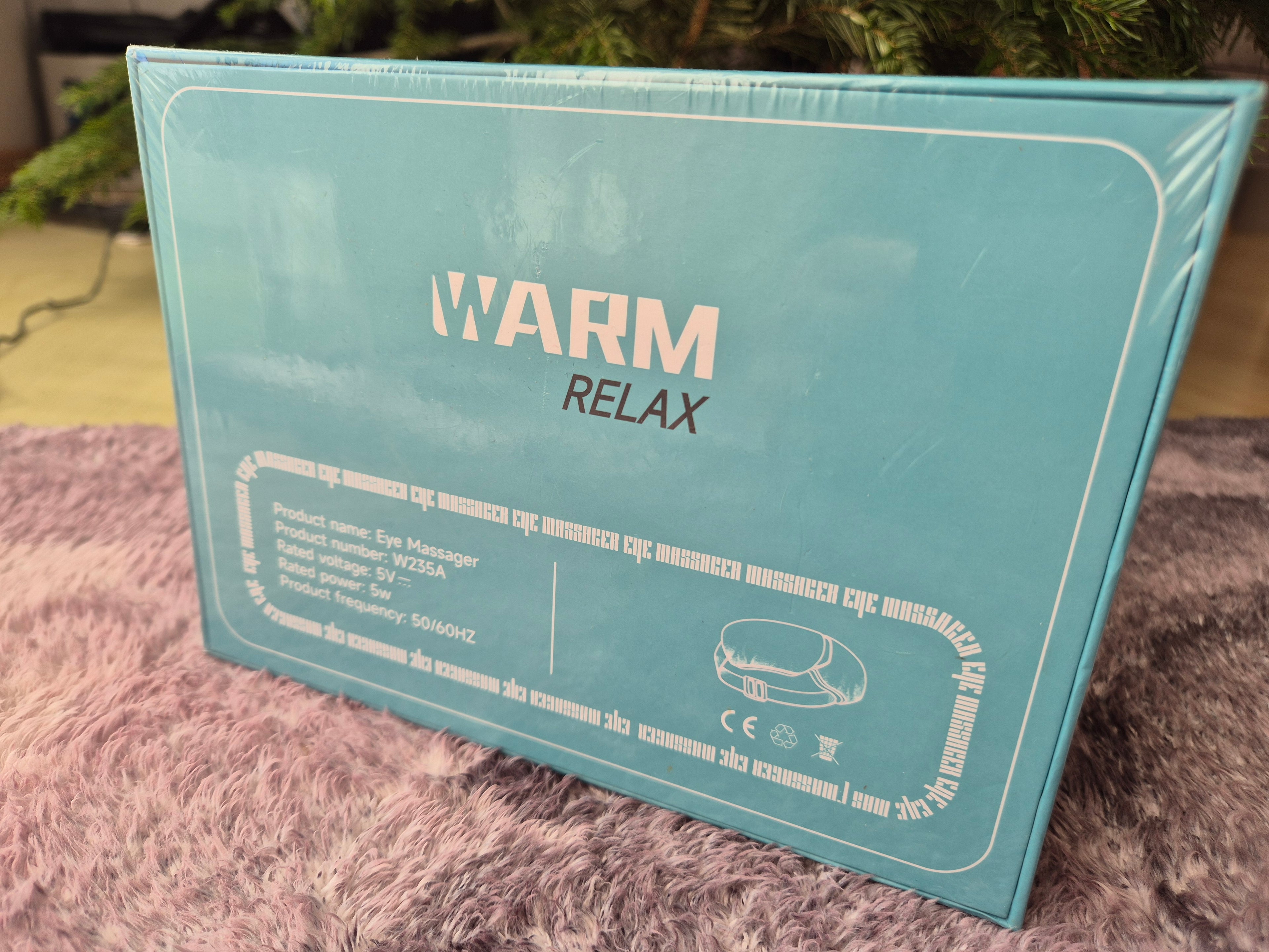 Warmrelax Eye Massager W235A Blue Standard – Brand New & Sealed