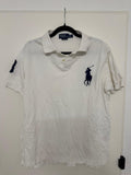 Polo Ralph Lauren Custom Fit Polo – Weiß, Herren L, Sehr Gut