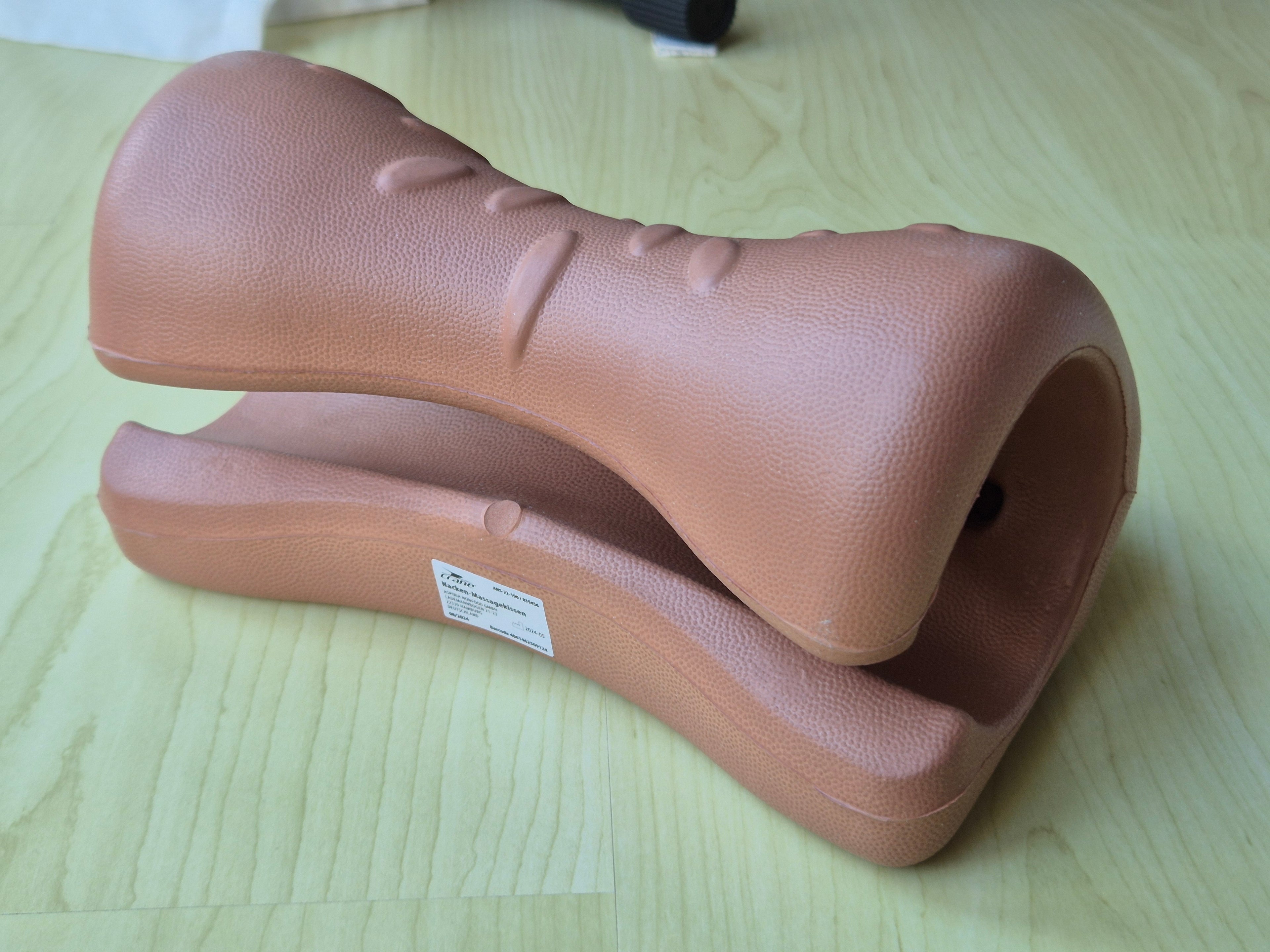 Crane Nackenmassagekissen Braun 22,5x12,5x18cm sehr gut (ANS-22-190)