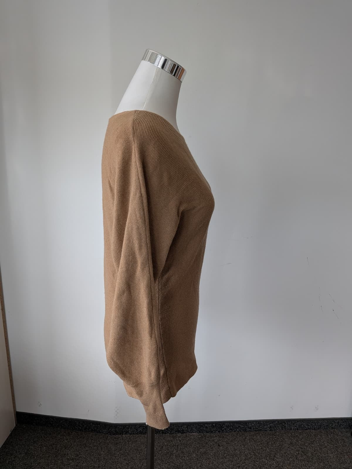Pennyblack Strickpullover – Tan, Bootsausschnitt, Größe M, Sehr guter Zustand
