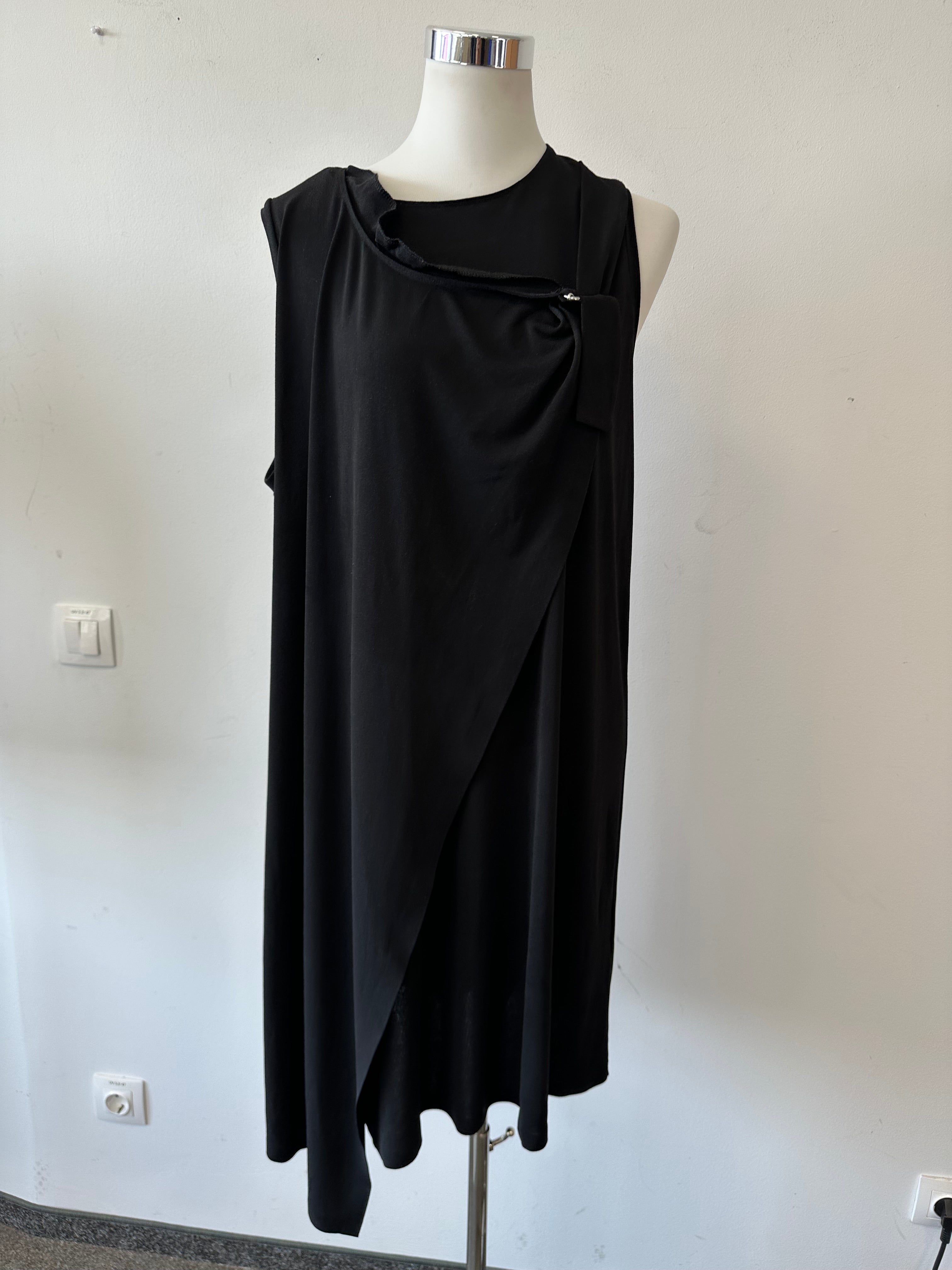 By Malene Birger Junni Kleid – Schwarz, Gr. XL, Guter Zustand, 98 cm Lang