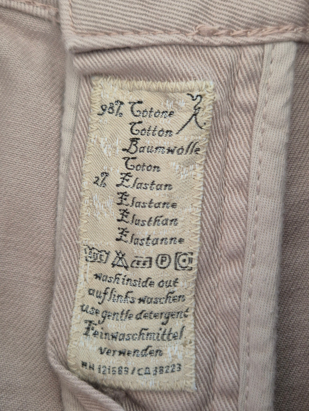 Drykorn Skinny Jeans W29 L34 Creme Stretch – sehr guter Zustand