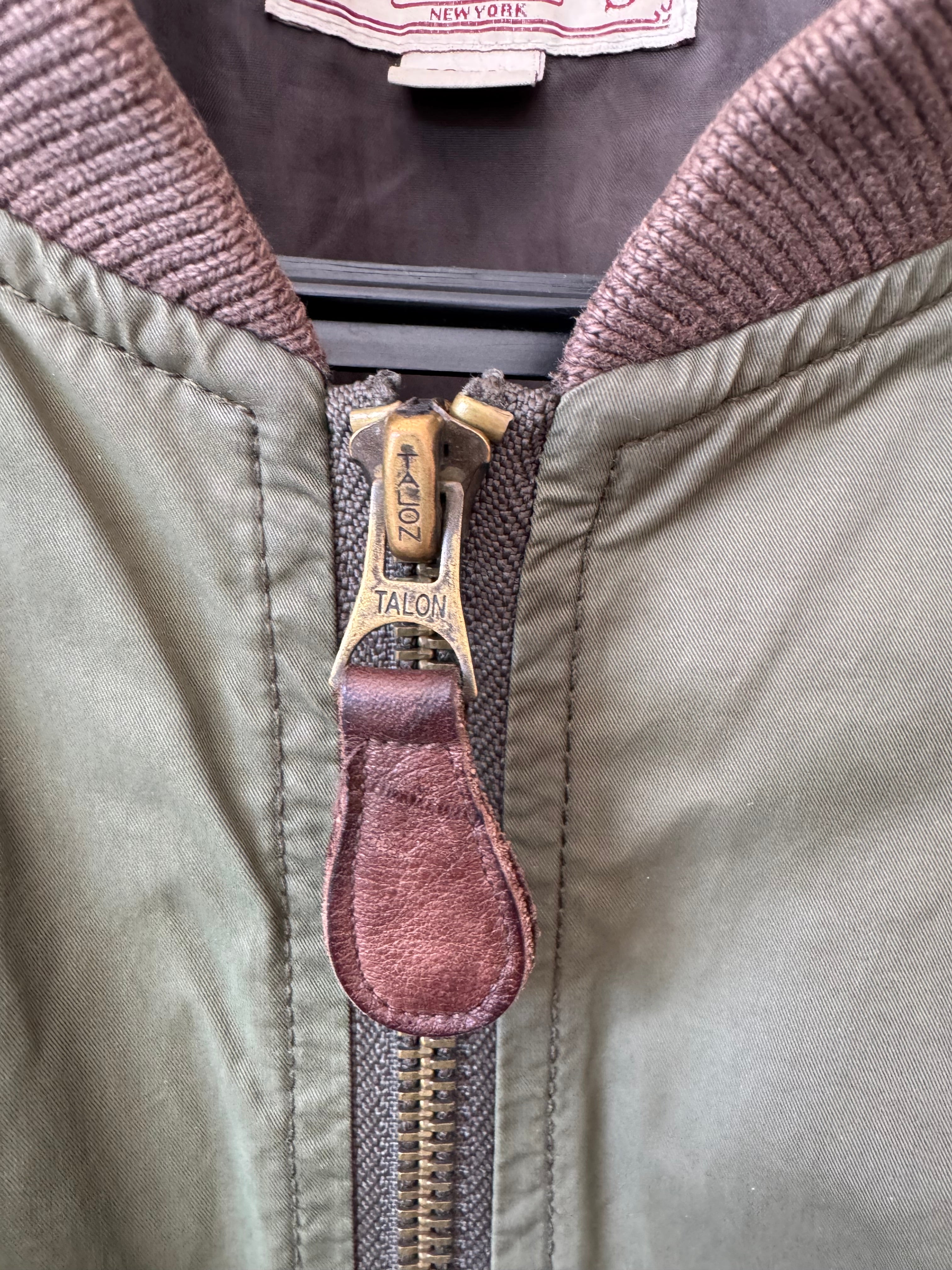 Wallace & Barnes (J.Crew) Olive Bomber Jacket, Size S, Good Condition