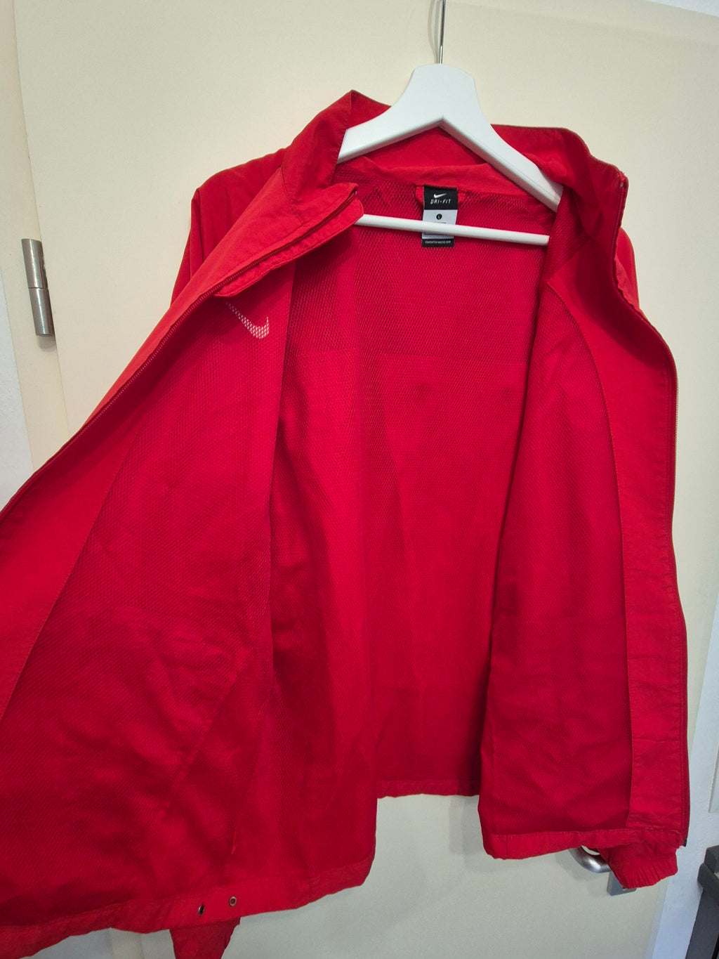 Nike Dri-FIT Team Trainingsjacke L Rot Sehr Gut Custom Print