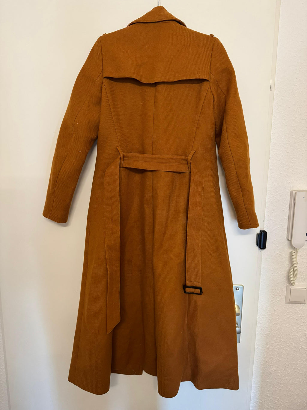 Ivy & Oak Military Wollmantel Honiggelb, Gr. 36 – Wie Neu