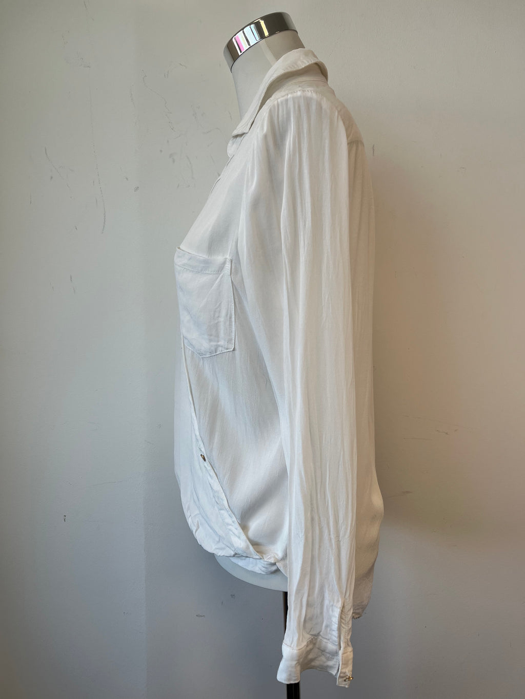Karen by Simonsen wrap blouse, white, size 38, very good condition