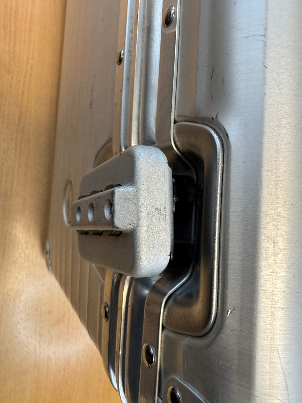 Rimowa Topas Lufthansa Pilot Case Aluminium Silber, guter Zustand