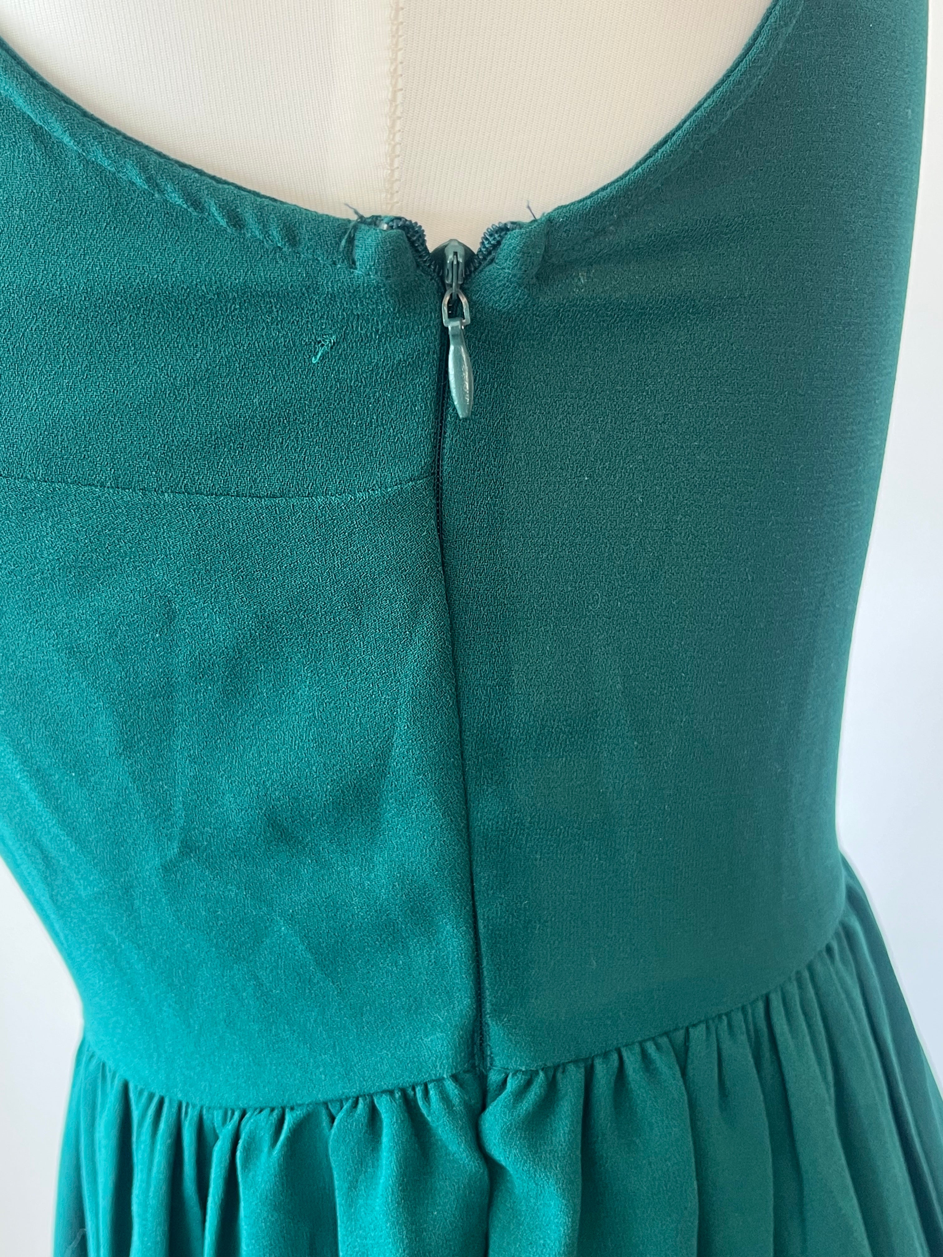 Zara TRF Kleid mit Perlen, Gr. S, Teal, Sehr guter Zustand