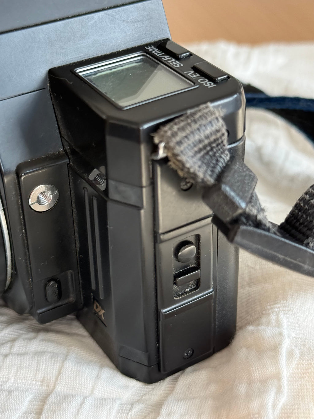 Chinon CP-7m 35mm SLR Schwarz + 35-70mm Zoomobjektiv – Pentax-K, guter Zustand
