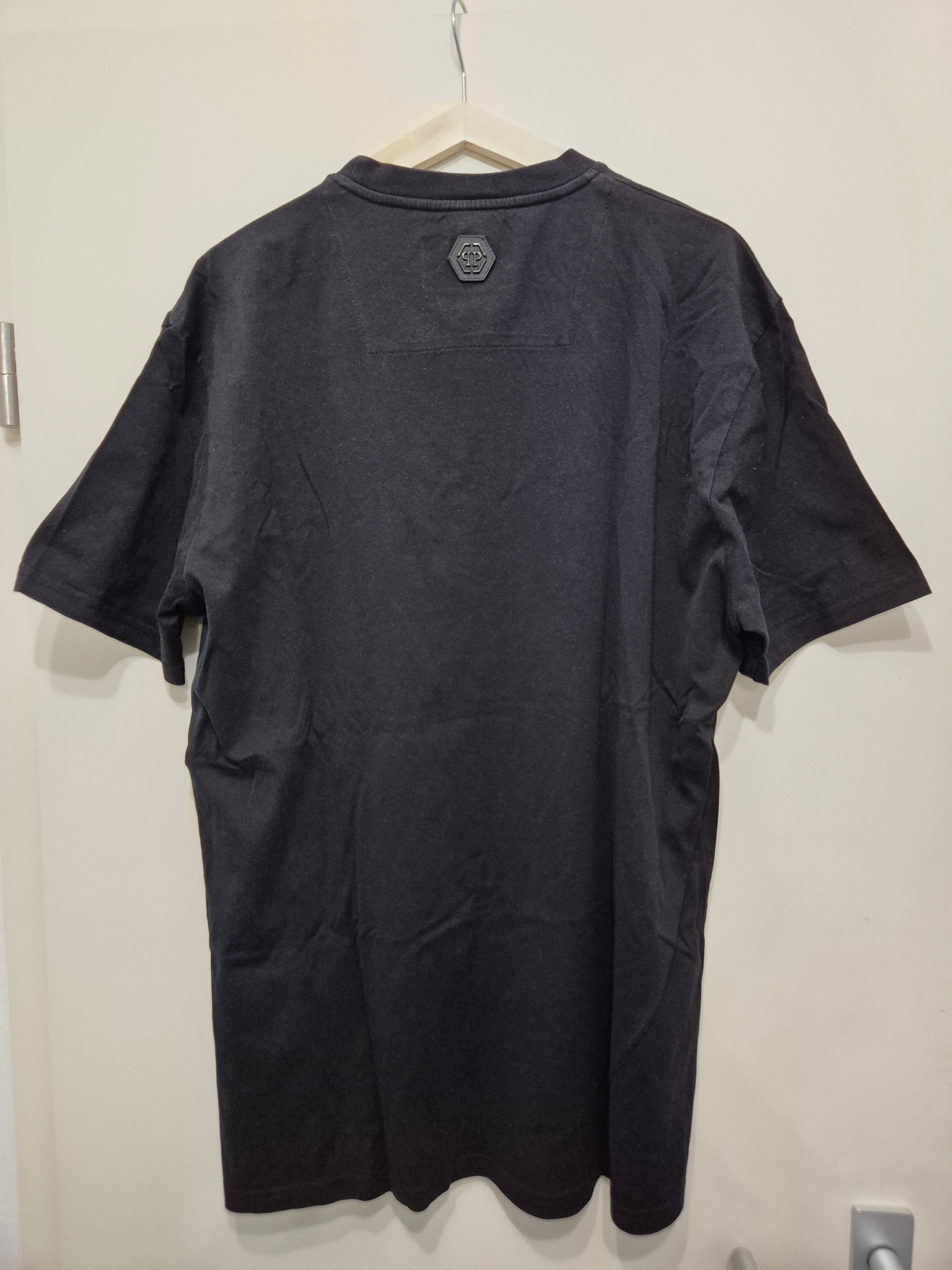 Philipp Plein Crystal Skull T-Shirt Schwarz Größe L, guter Zustand