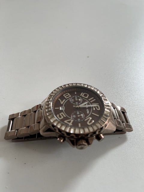 Michael Kors Chronograph MK5592 – Rose Gold/Brown, 42mm, Excellent