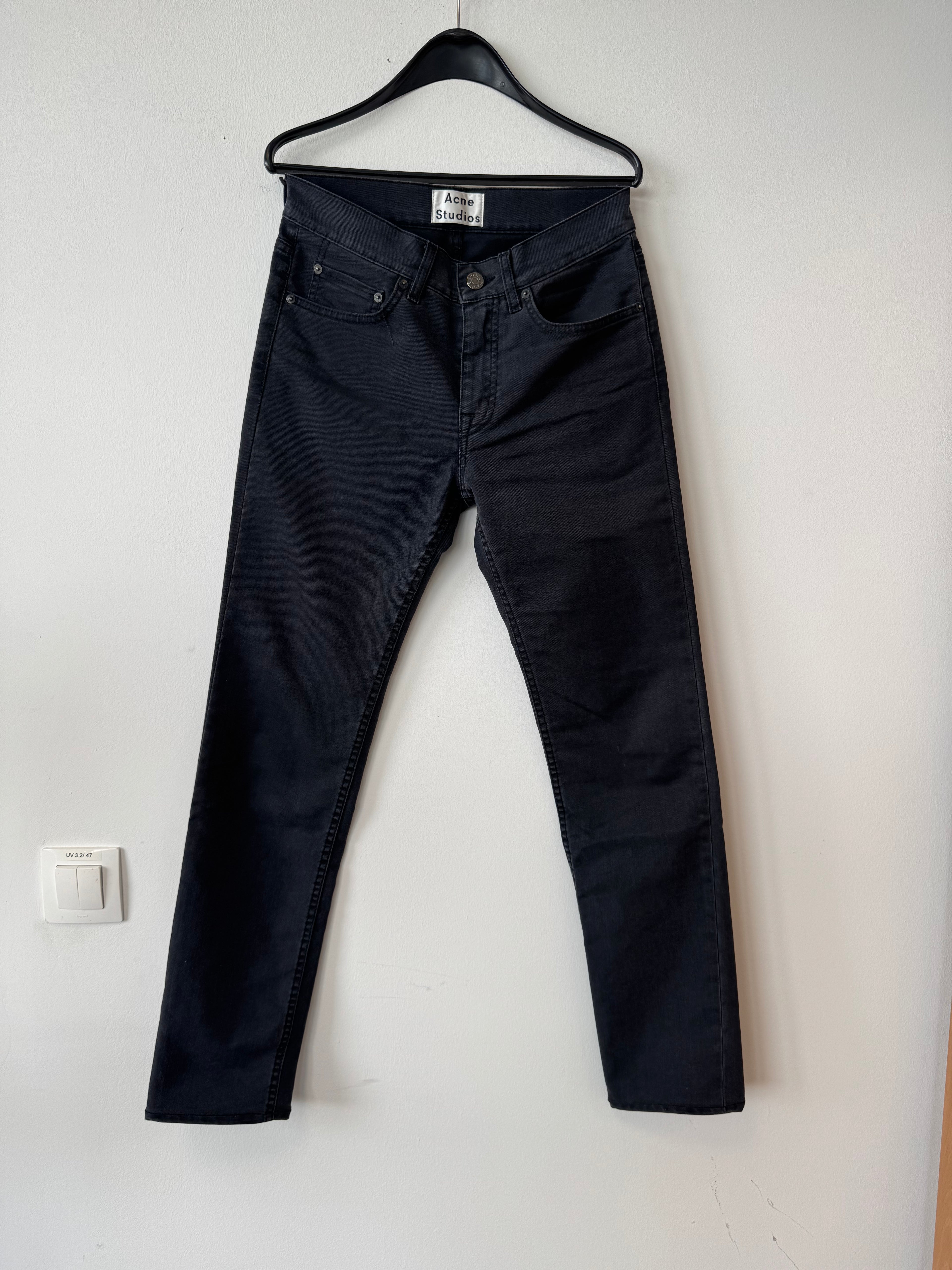 Acne Studios Ace Ups Jeans W28 L32 Schwarz – Guter Zustand
