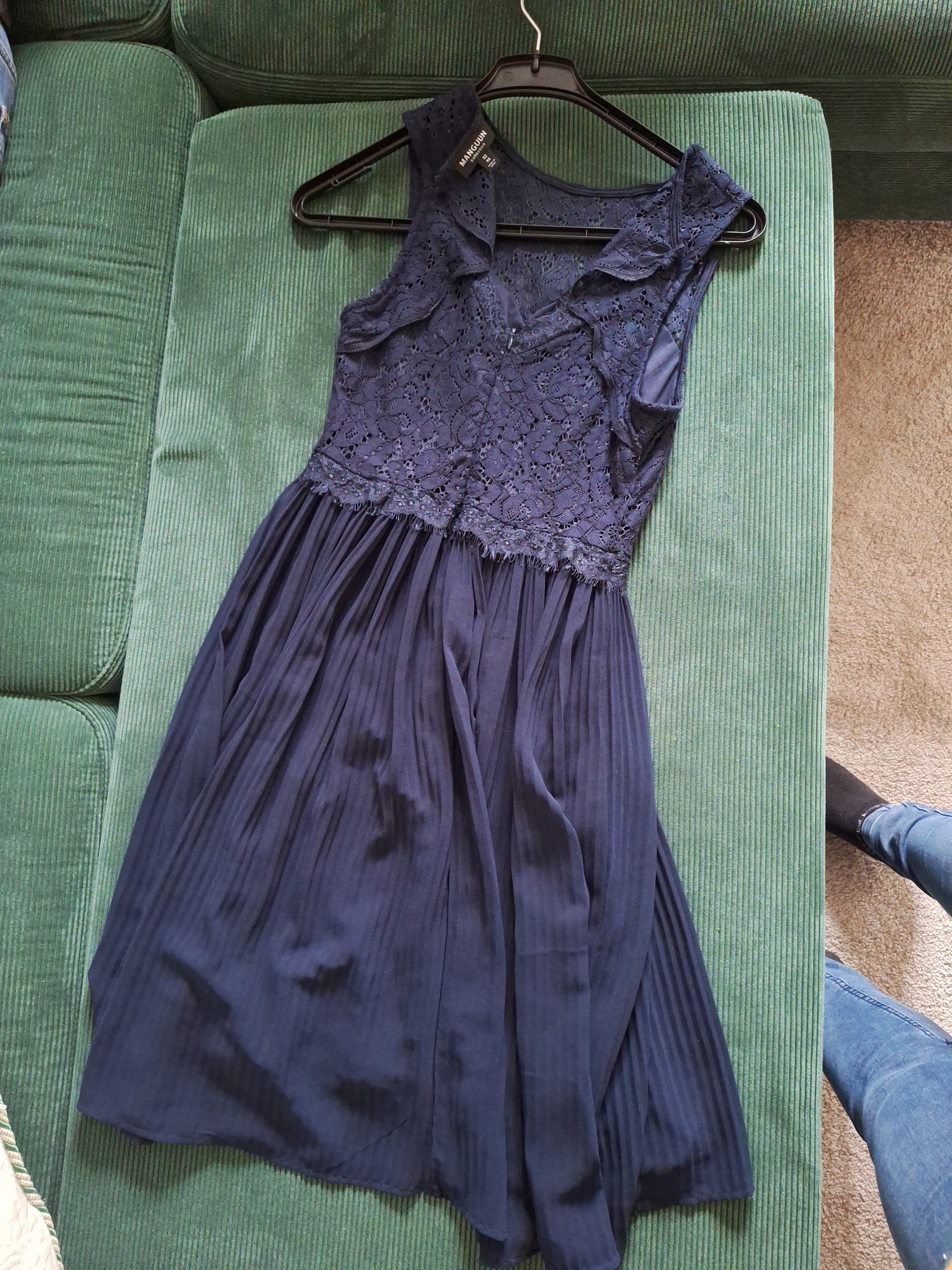 Manguun Collection Cocktail Dress – Navy, XS (32), Very Good Condition