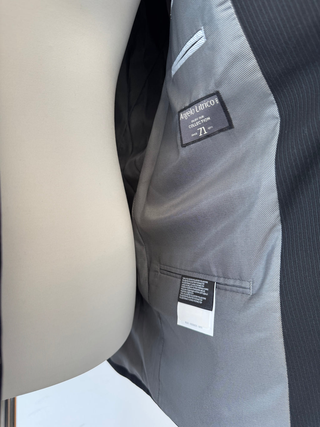 Angelo Litrico Collection Z1 Blazer, schwarz, Nadelstreifen, Gr. M, wie neu