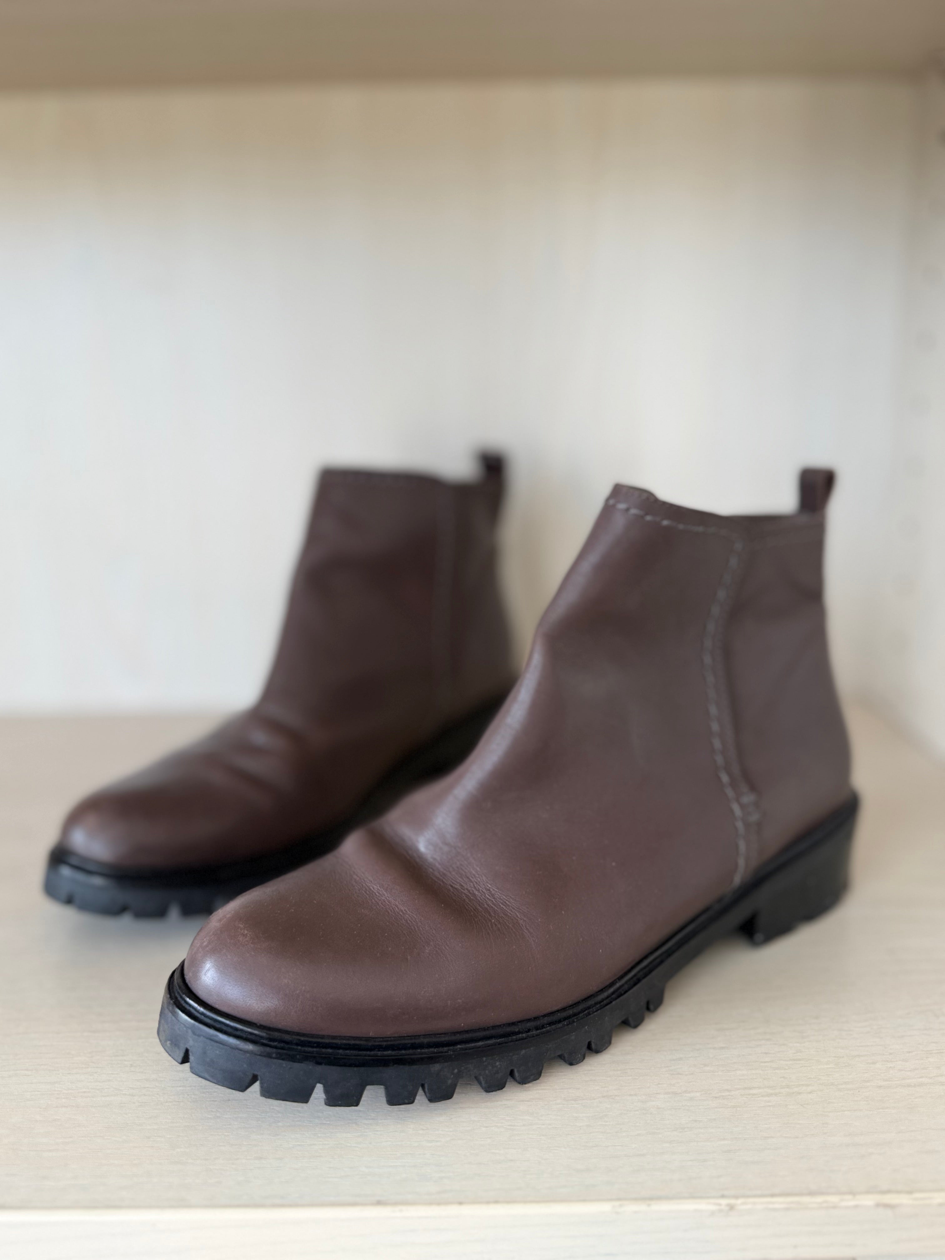 Schumacher Chelsea Boots Braun Leder Gr. 38 – sehr guter Zustand