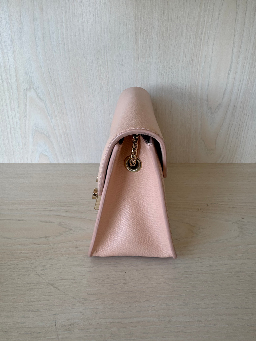 Furla Metropolis Mini Crossbody Bag – Leather, Blush Pink, Good Condition