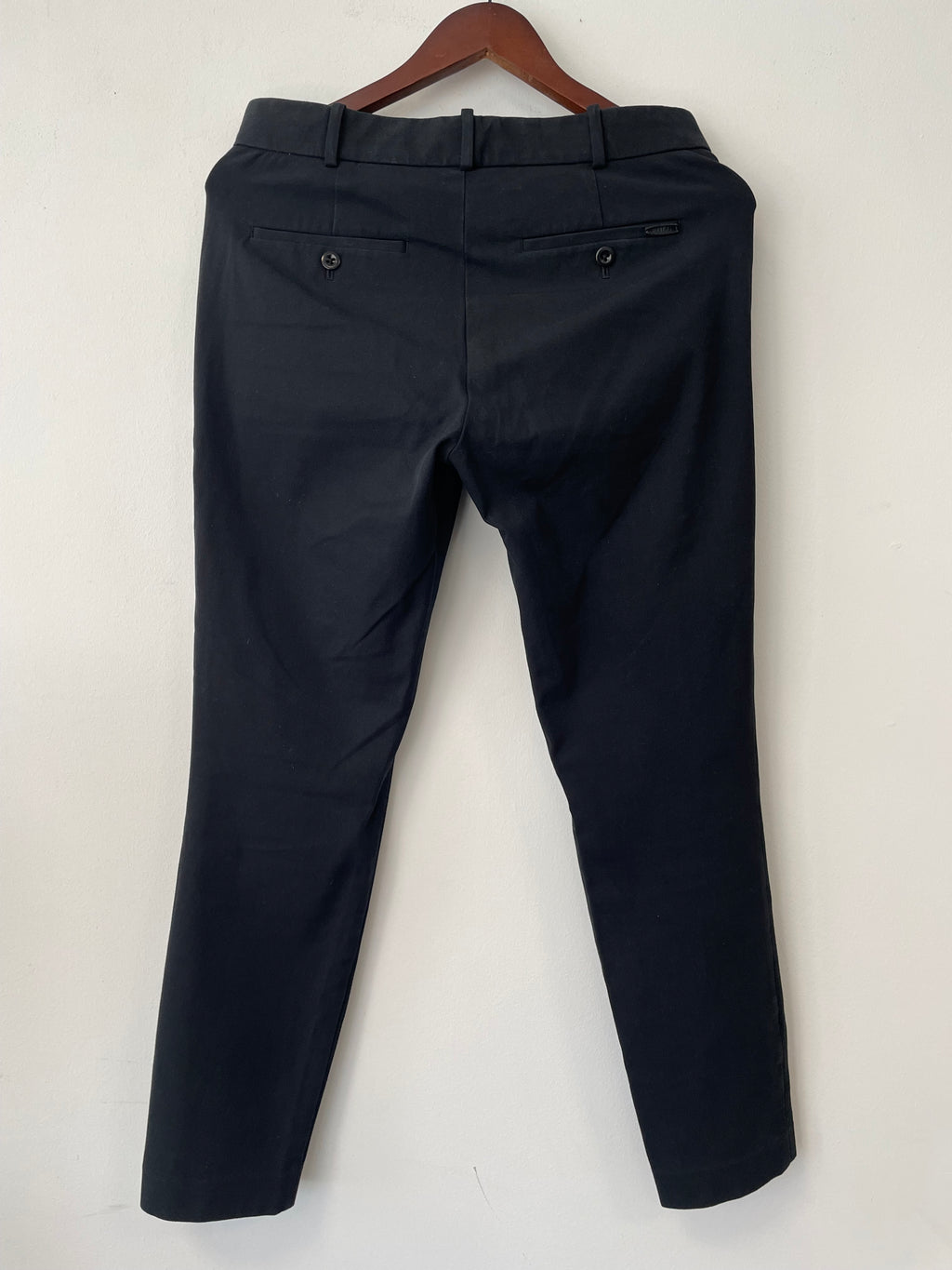 Polo Ralph Lauren Damen Hose Schwarz Gr. 4 Woll-Seide Sehr Gut
