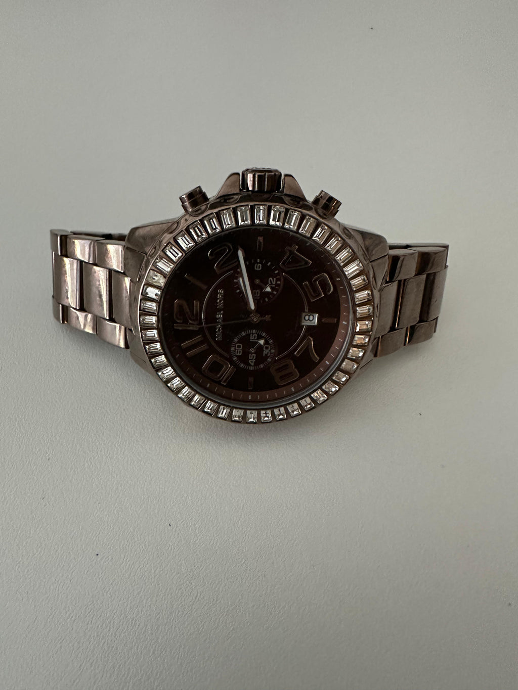 Michael Kors Chronograph MK5592 – Rose Gold/Brown, 42mm, Excellent