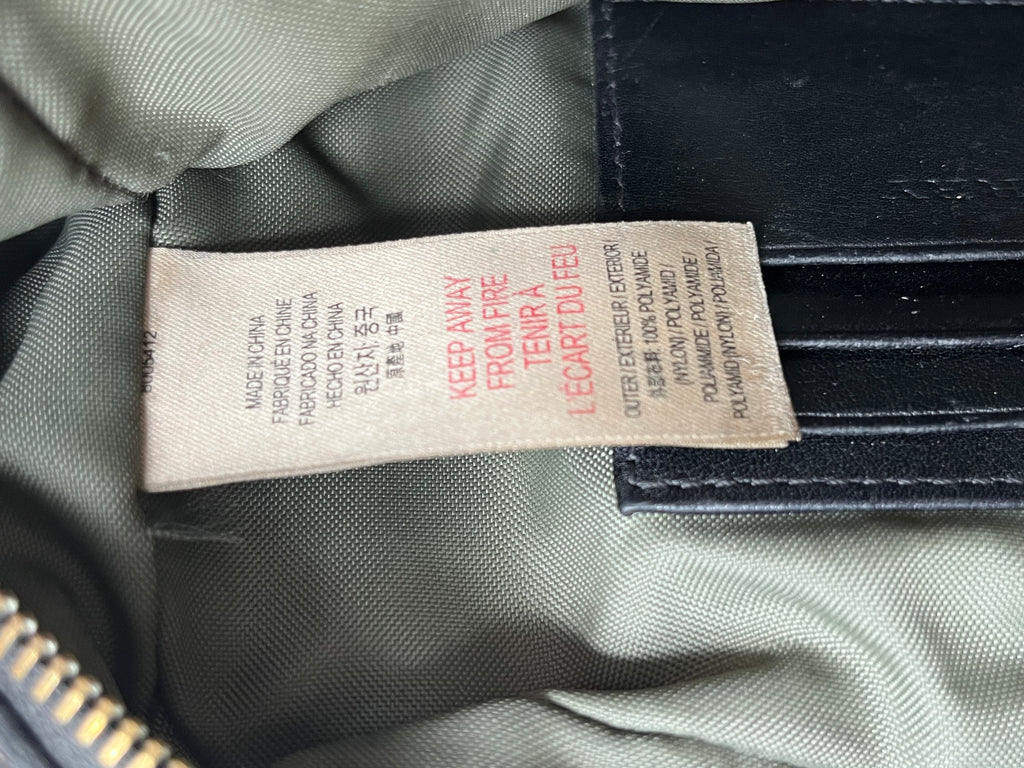 Burberry Camero Party Nylon Tasche – Olive/House Check, Medium, Zustand: Stark genutzt