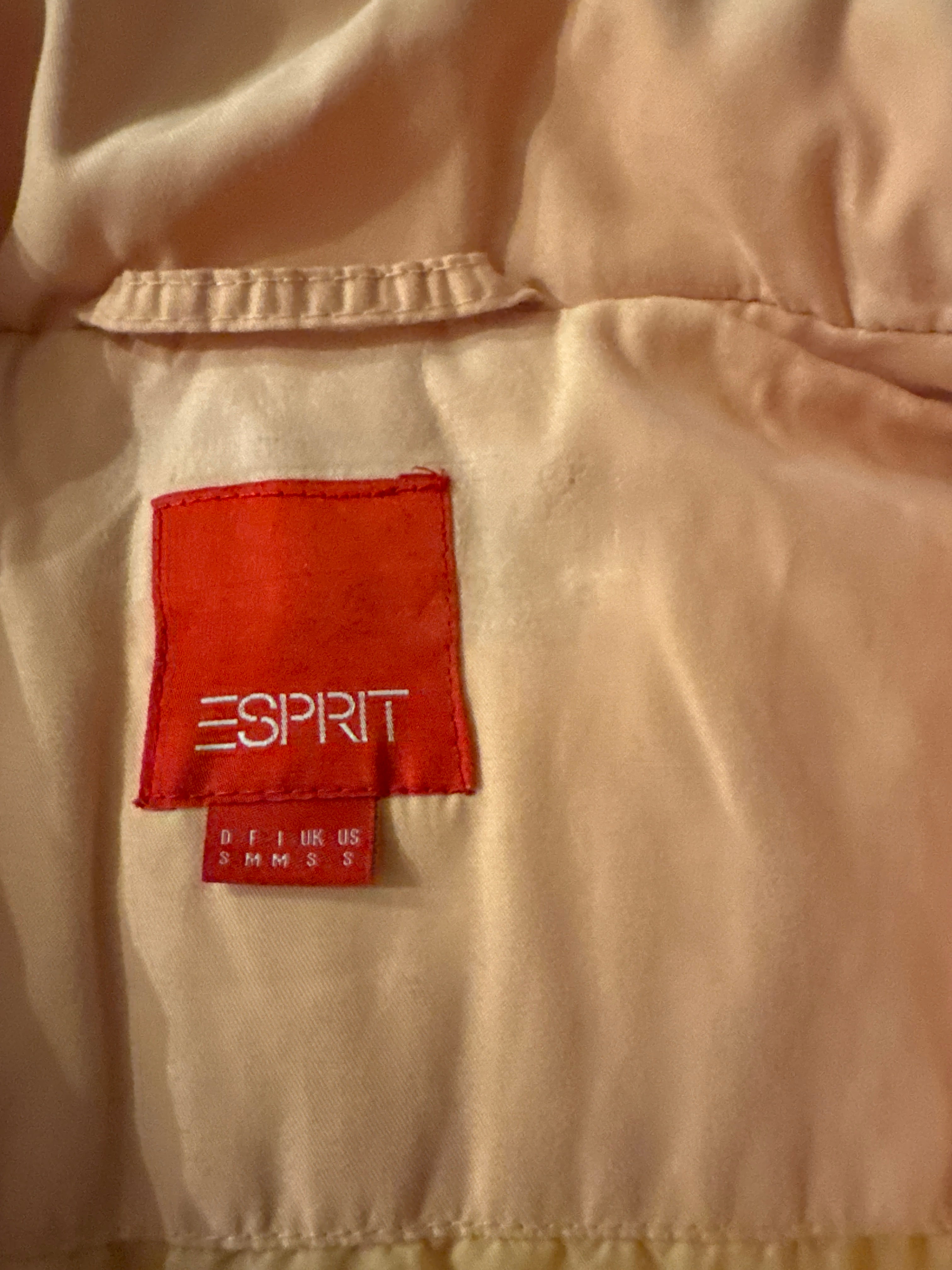 Esprit Steppweste, S, Pfirsich – sehr guter Zustand, Flecken vorhanden