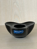 Villeroy & Boch Black Glass Clover Tealight Holder, ca. 10 cm