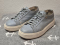 Santoni Iconic Low-Top Sneaker Damen EU 37 Blau – Made in Italy, Zustand: Stark genutzt