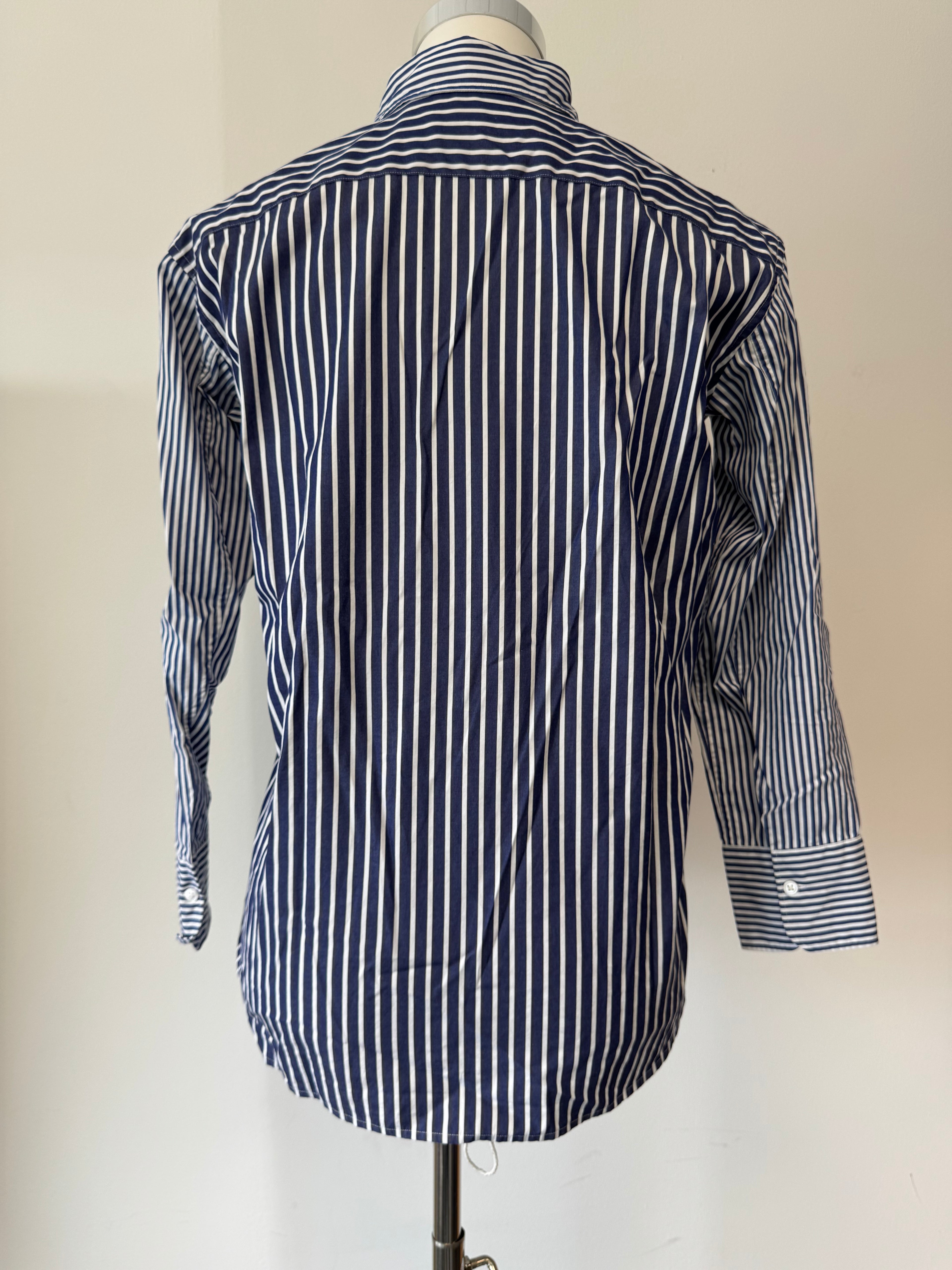UNIQLO +J Supima Cotton Striped Shirt XS Navy White Very Good