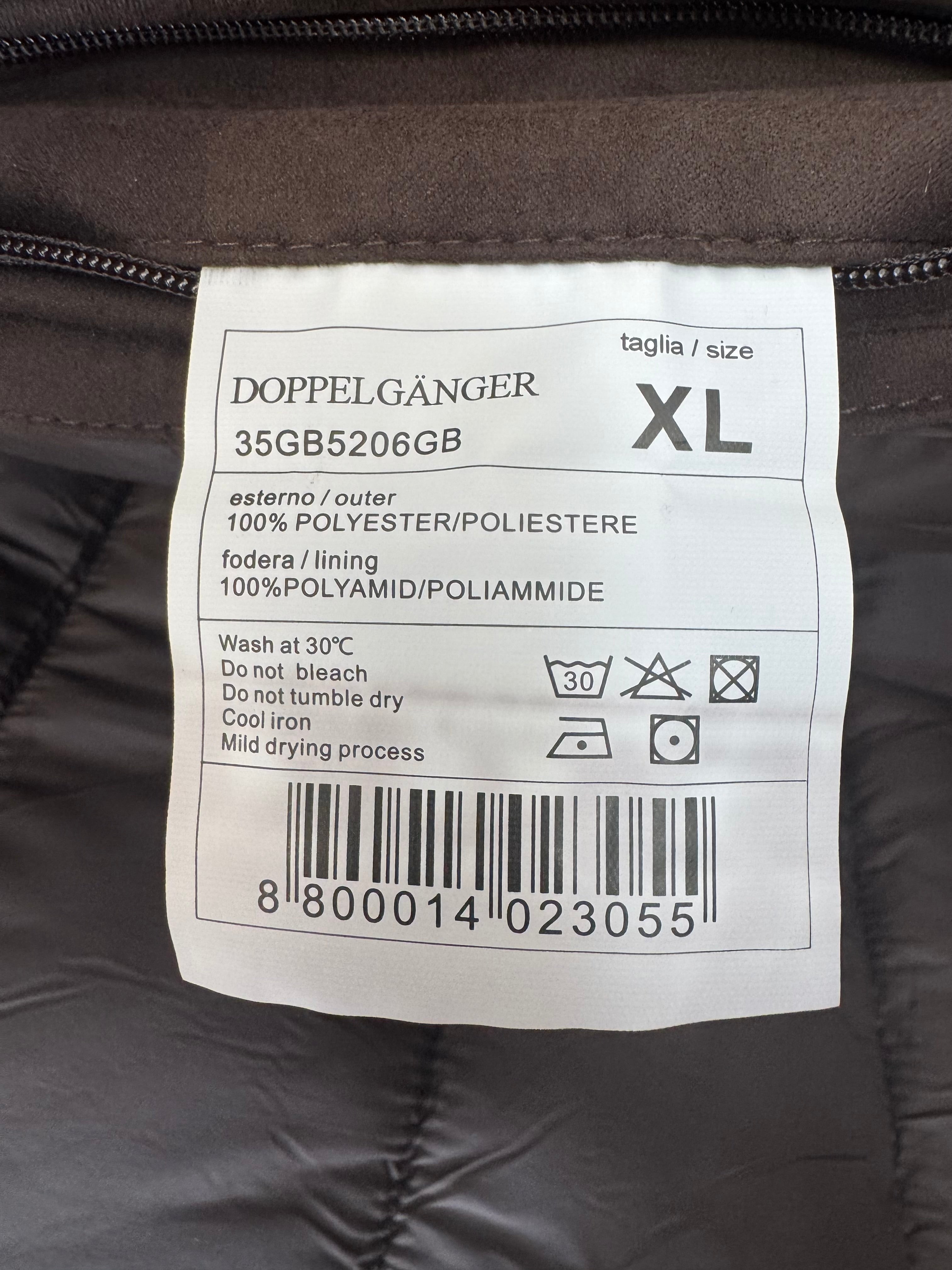 Doppelgänger Roma Boutique Brown Suede Bomber Jacket – XL – Good Condition