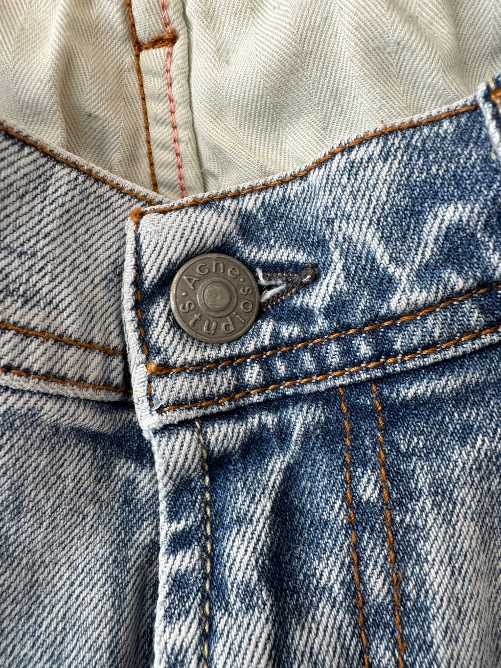 Acne Studios Blå Konst Jeans 28/32 Hellblau, Guter Zustand