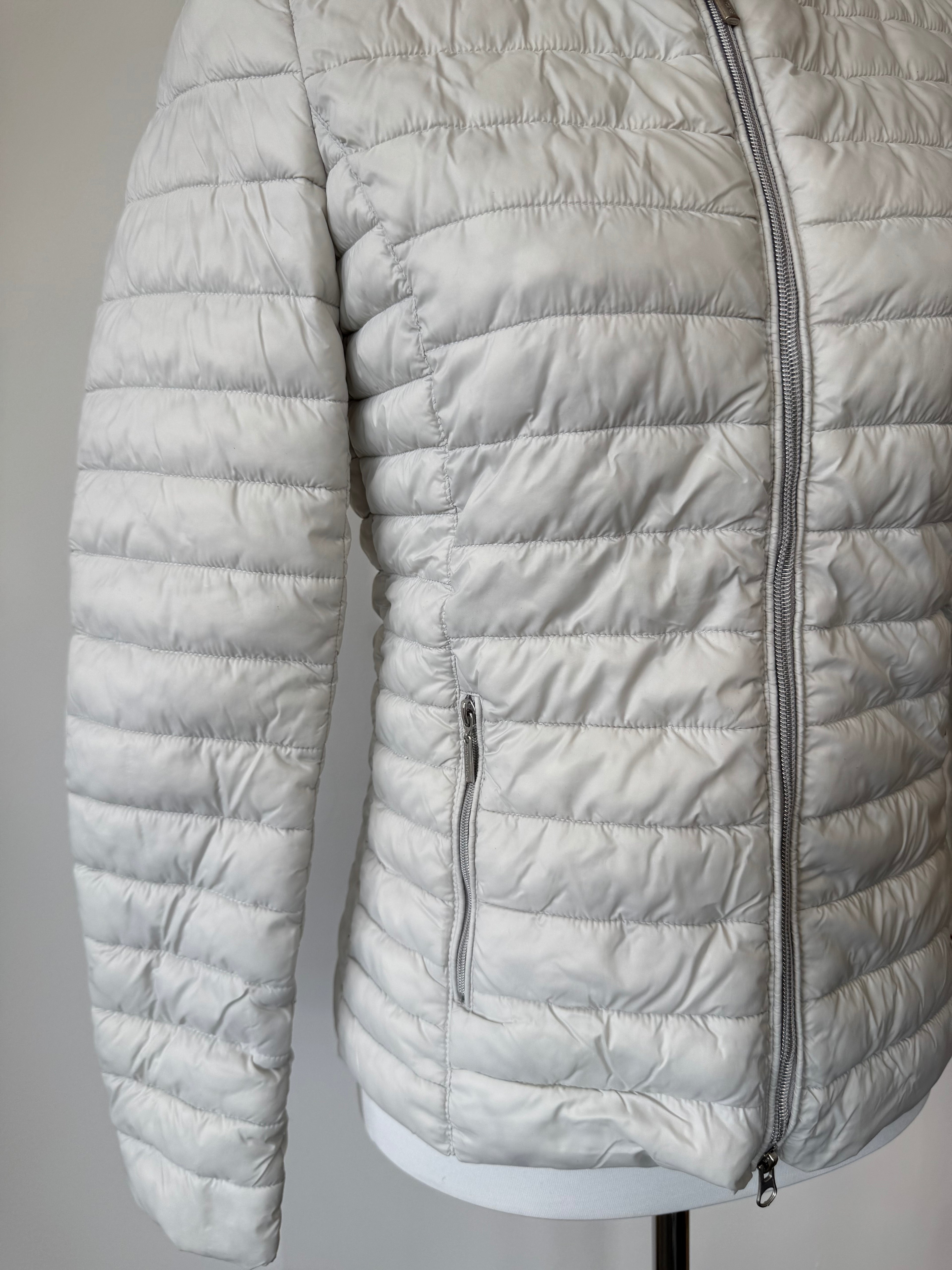Frieda & Freddies Puffer Jacket – Women, Size S, Light Grey, Very Good
