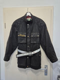Belstaff Roadmaster Motorradjacke – Wachsbaumwolle, Schwarz, EU 44/46, gebraucht