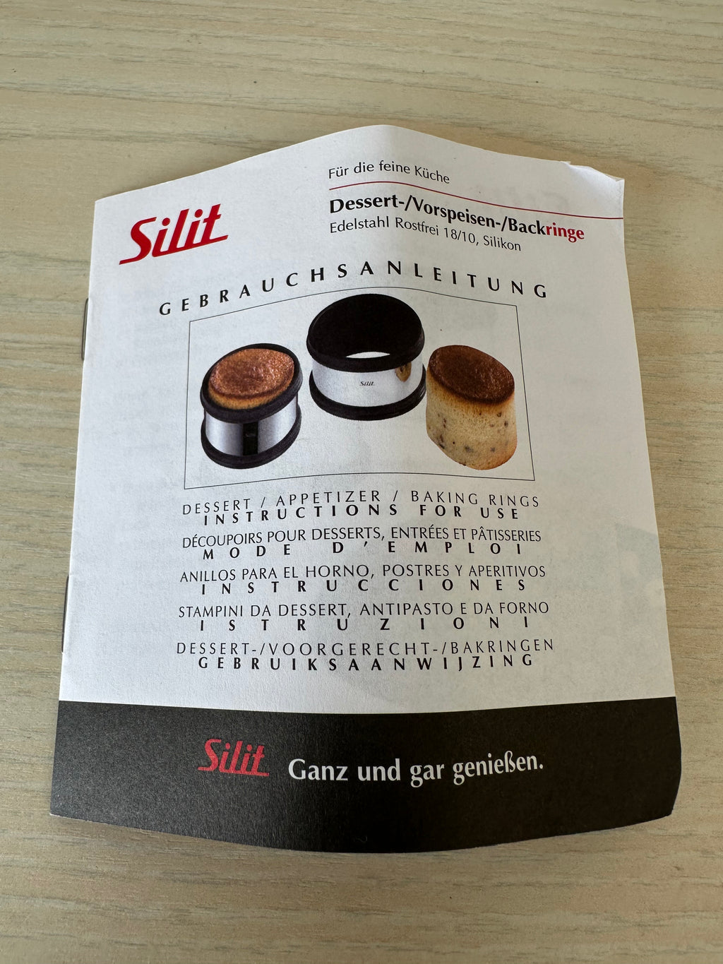 Silit Dessert/Appetizer Rings Set, 2 pcs, 18/10 Stainless Steel, 80 mm, Very Good