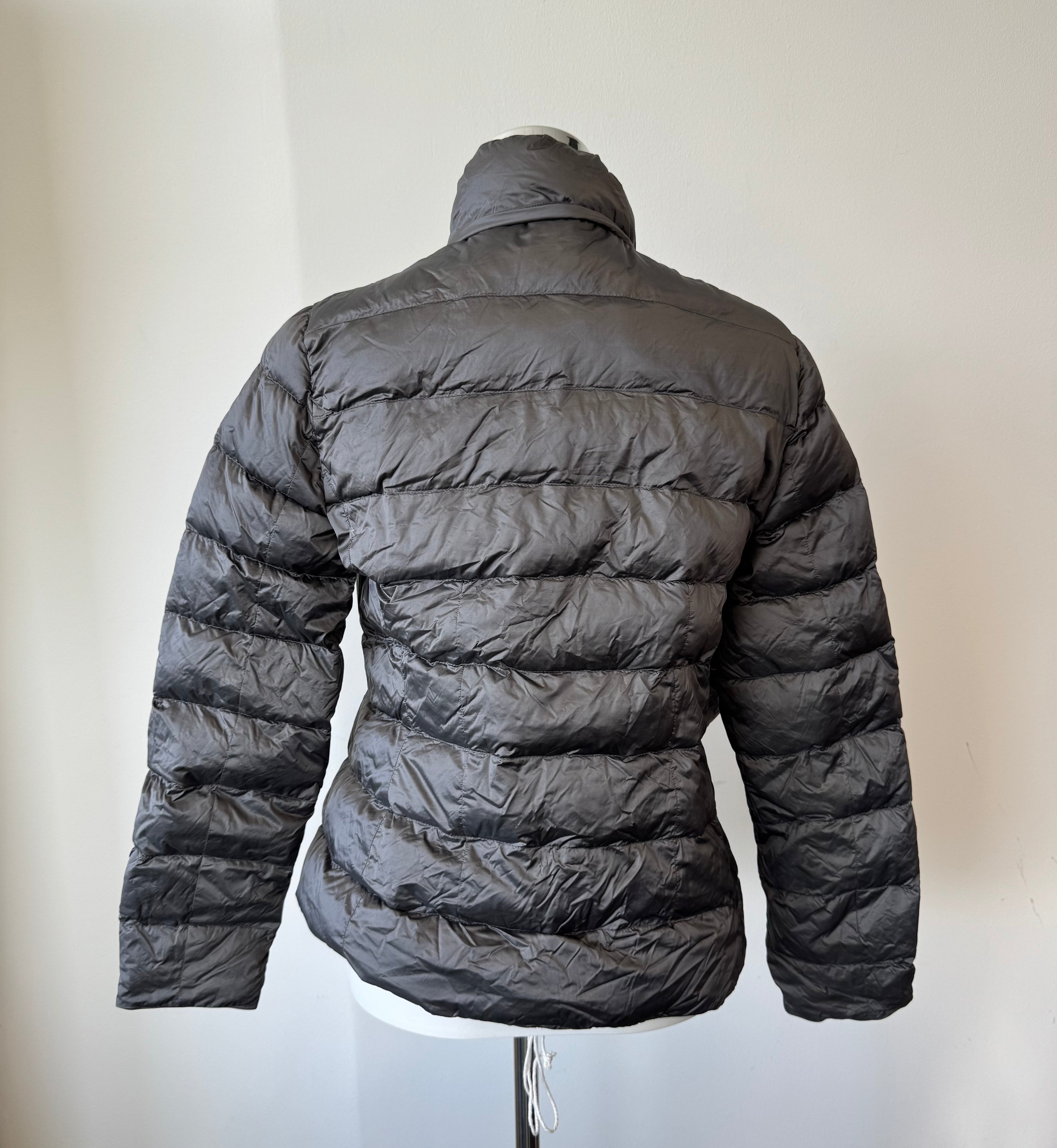 Massimo Dutti Feather-Down Jacket | Size L | Gray | Good Condition